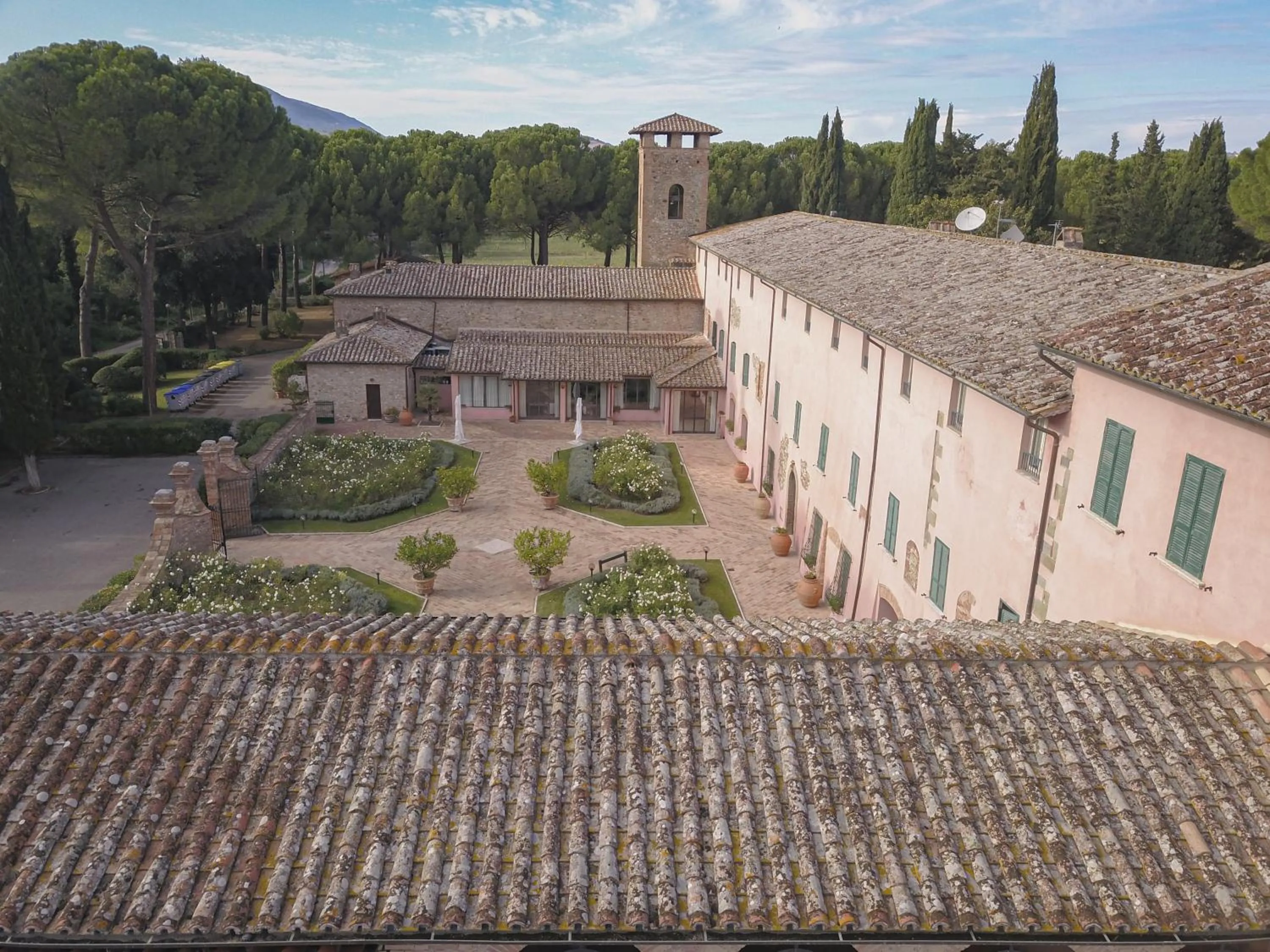Bird's eye view in Relais San Clemente