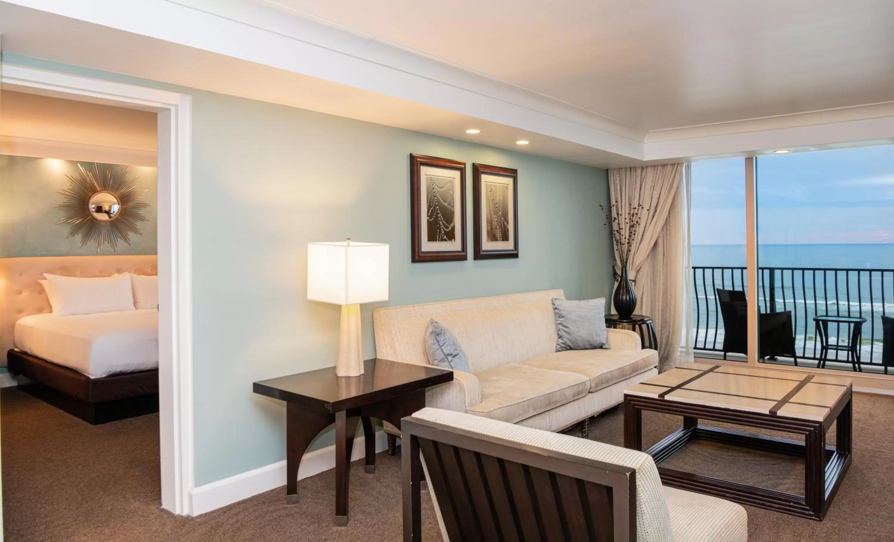 Living room, Bed in One Ocean Resort and Spa