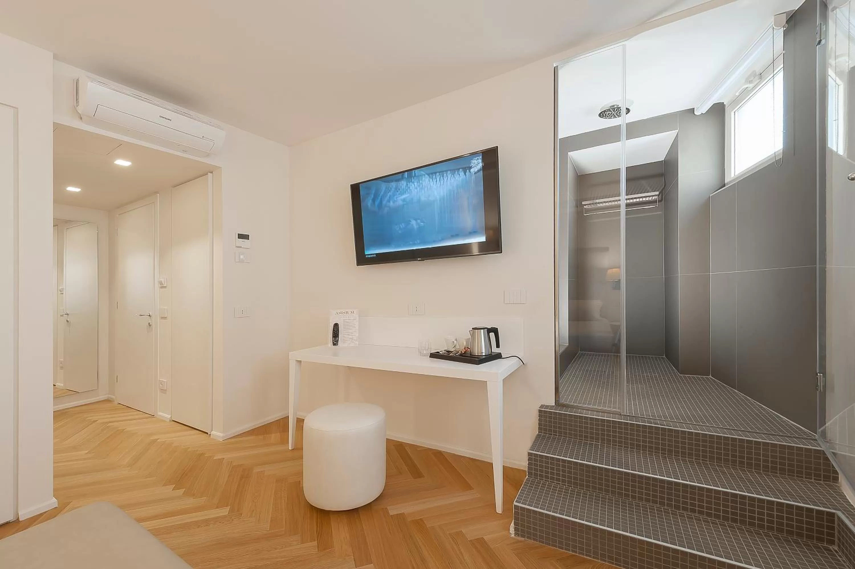 Shower in Asisium Boutique Hotel