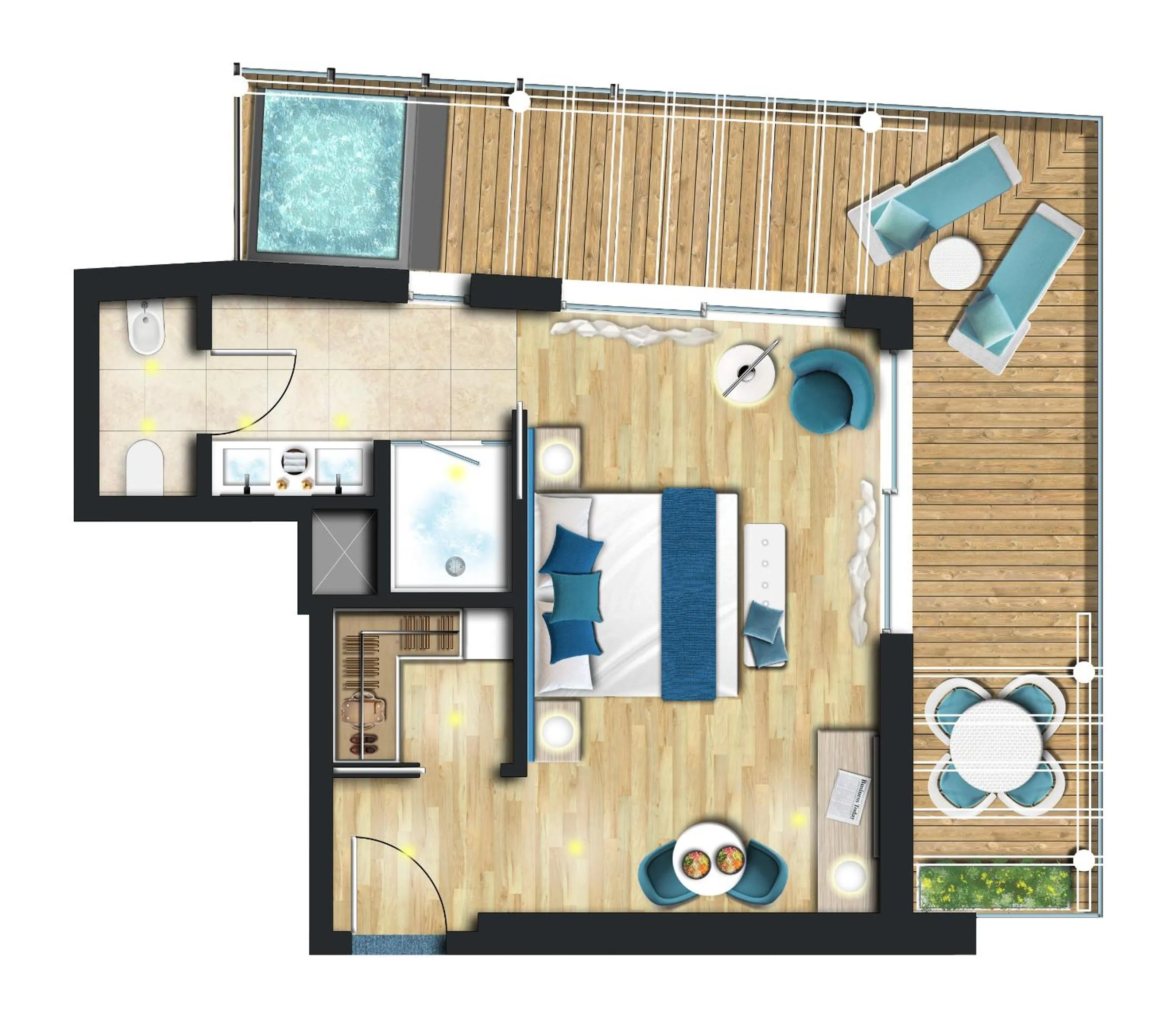 Floor plan in Atlantic Hotel & SPA