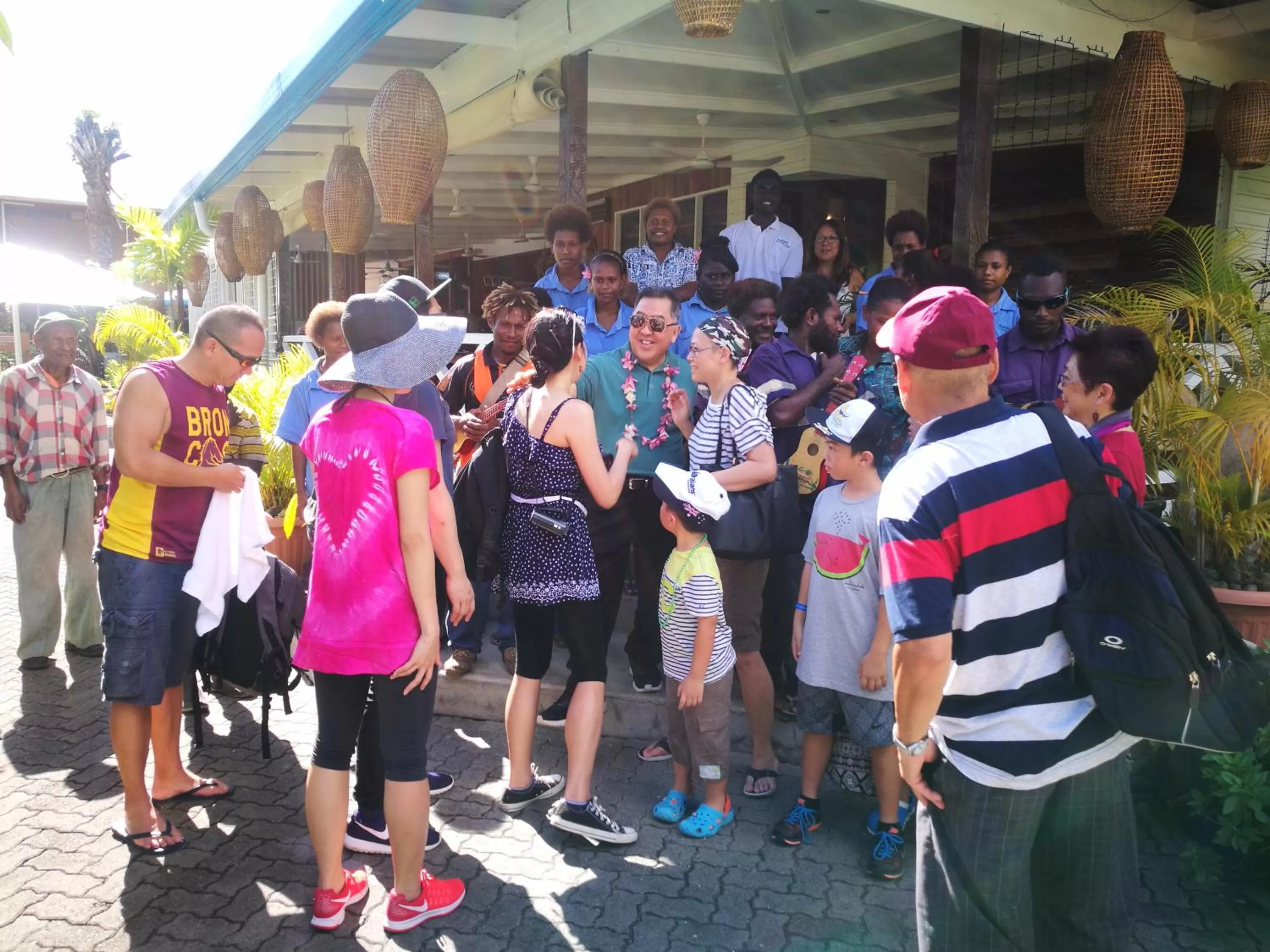 People in Rapopo Plantation Resort