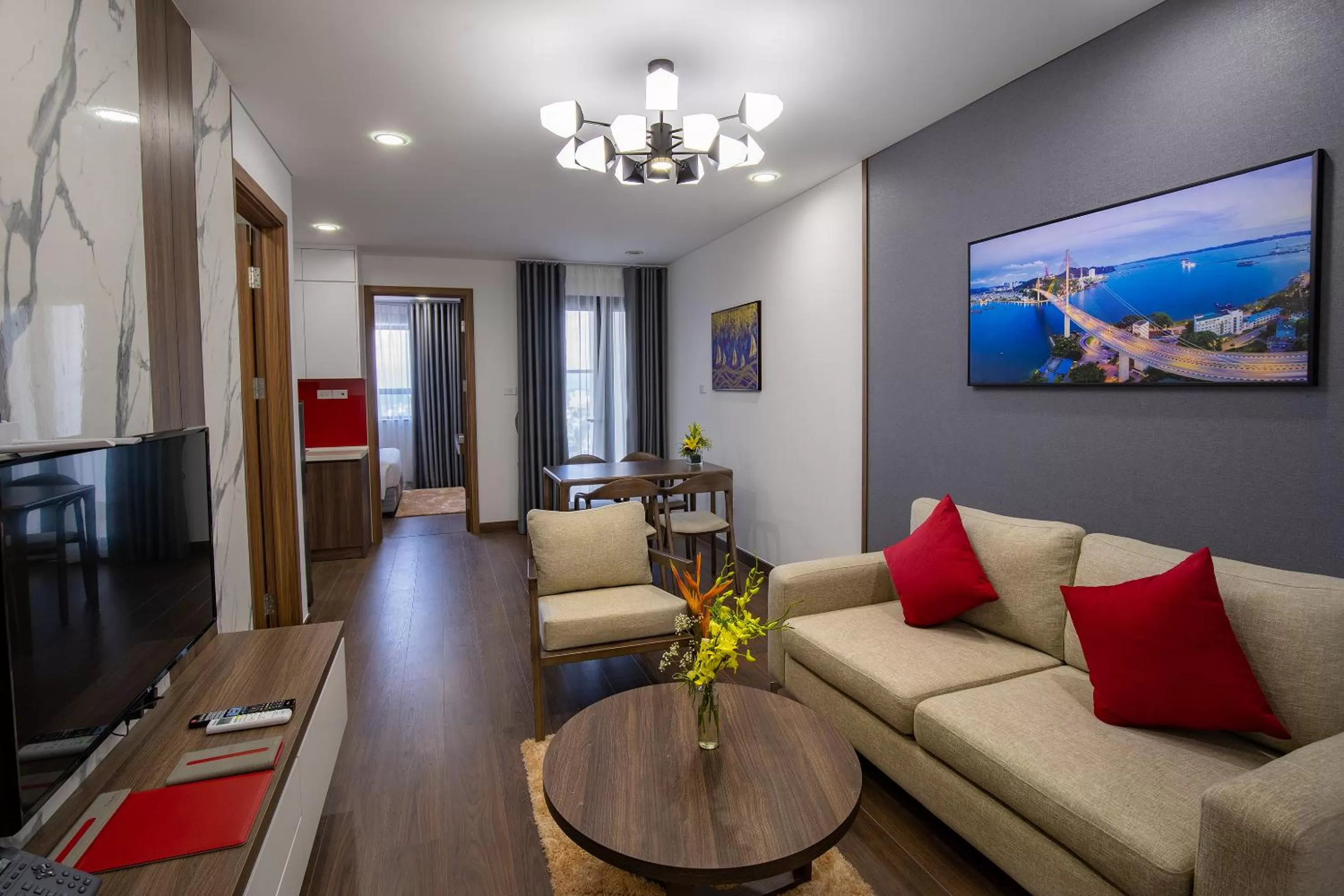 Two-Bedroom Deluxe Suite - Non-Smoking in Ramada Hotel & Suites by Wyndham Halong Bay View