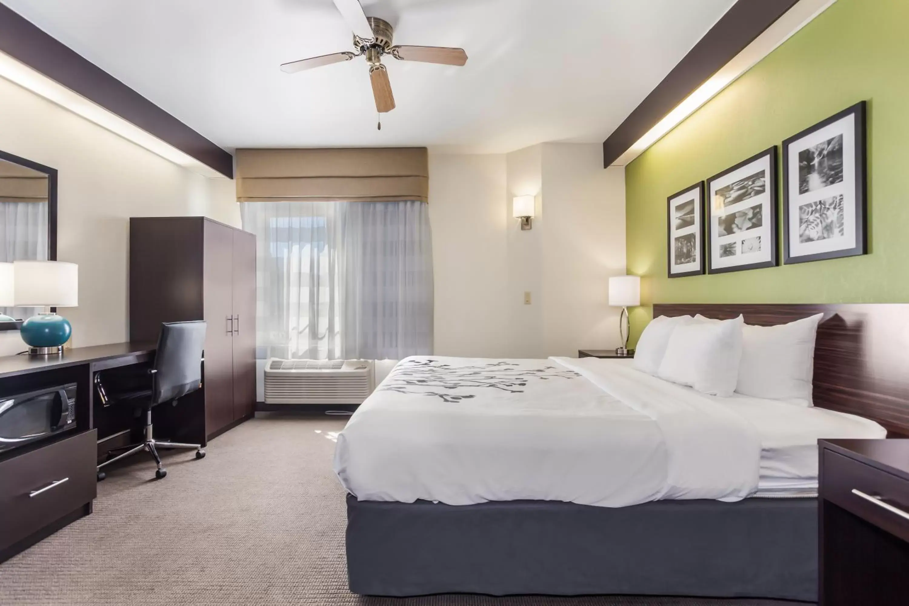 King Suite with Roll-in-Shower - Accessible/Non-Smoking in Sleep Inn Little River - North Myrtle Beach King Suite with Roll-in-Shower - Accessible/Non-Smoking in Sleep Inn Little River - North Myrtle Beach