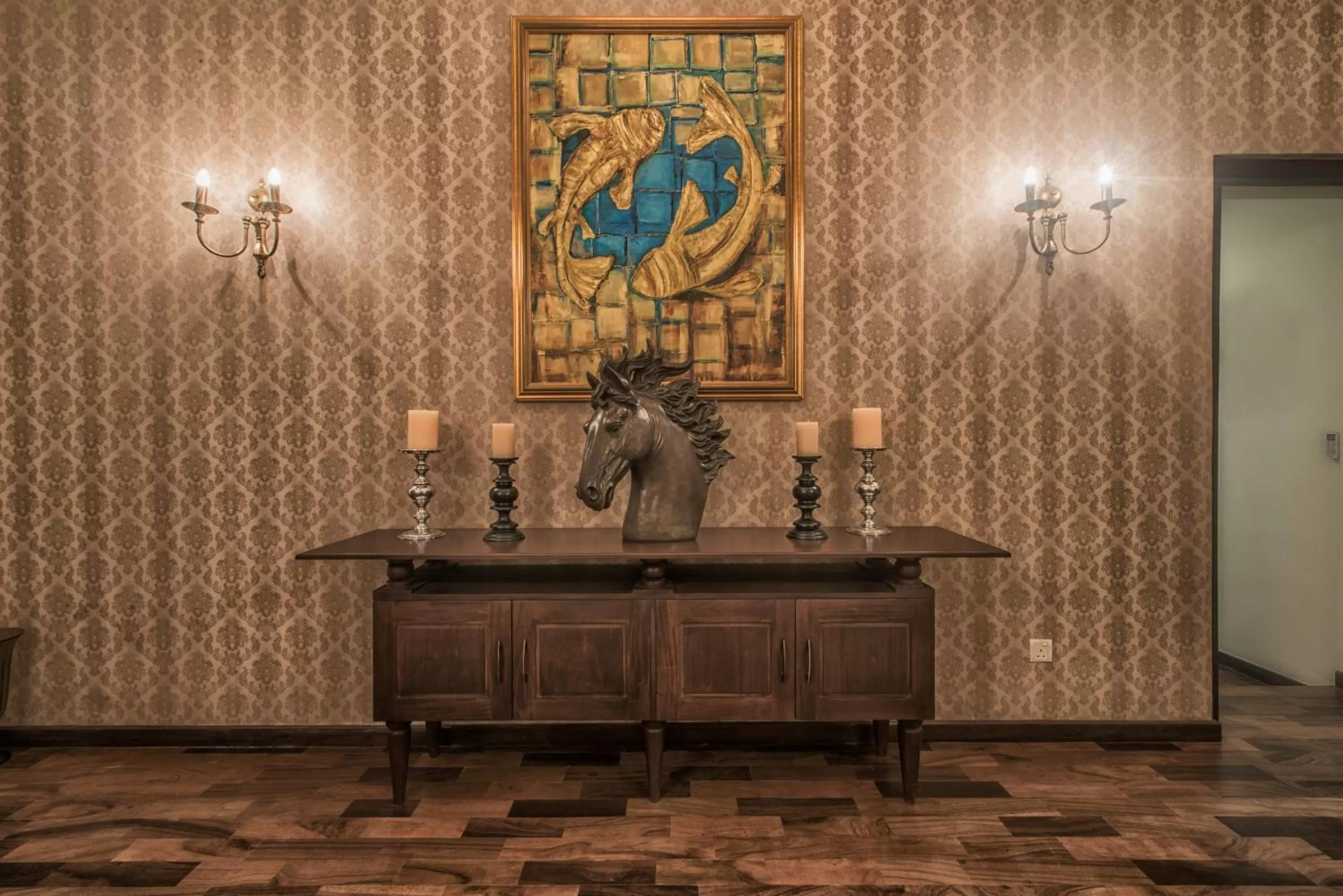 Decorative detail in Uga Residence