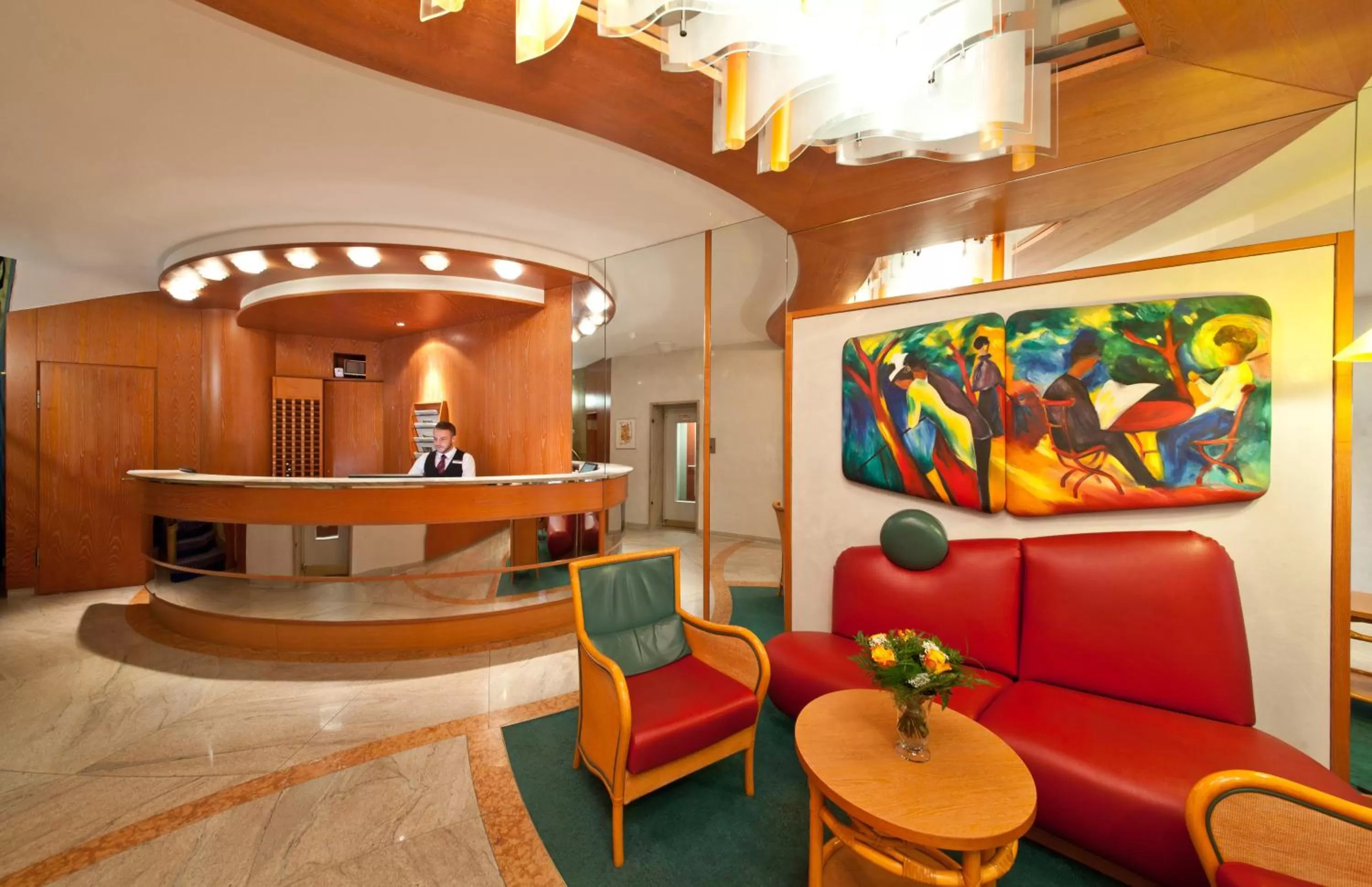 Lobby or reception in Hotel Boulevard