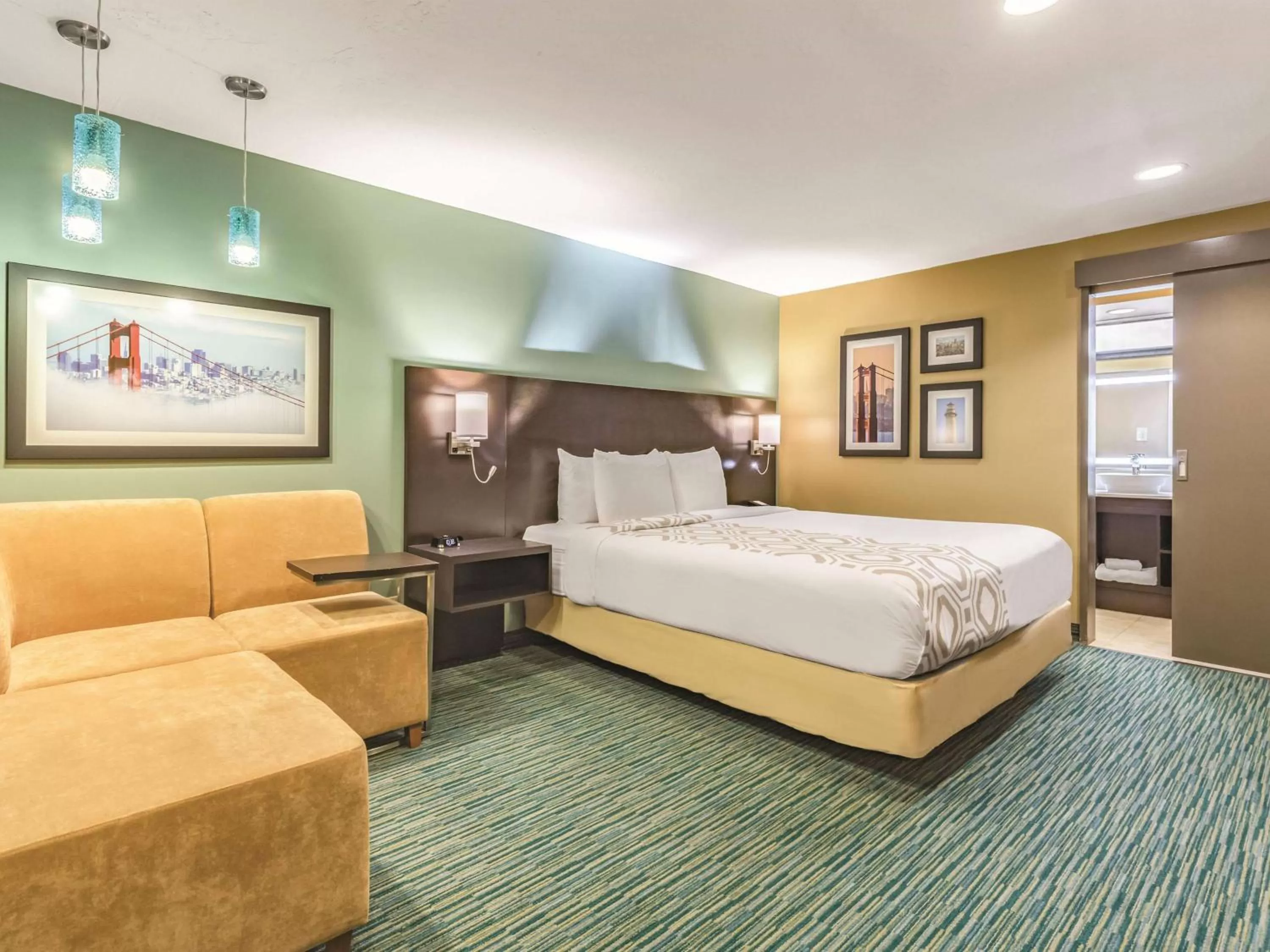 Photo of the whole room, Bed in La Quinta by Wyndham San Francisco Airport West Millbrae FREE AIRPORT SHUTTLE