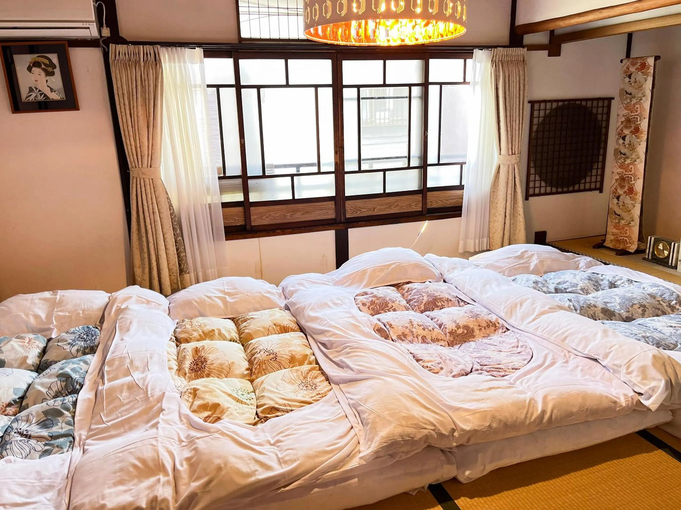 Photo of the whole room, Bed in Guesthouse HANA Nishijin
