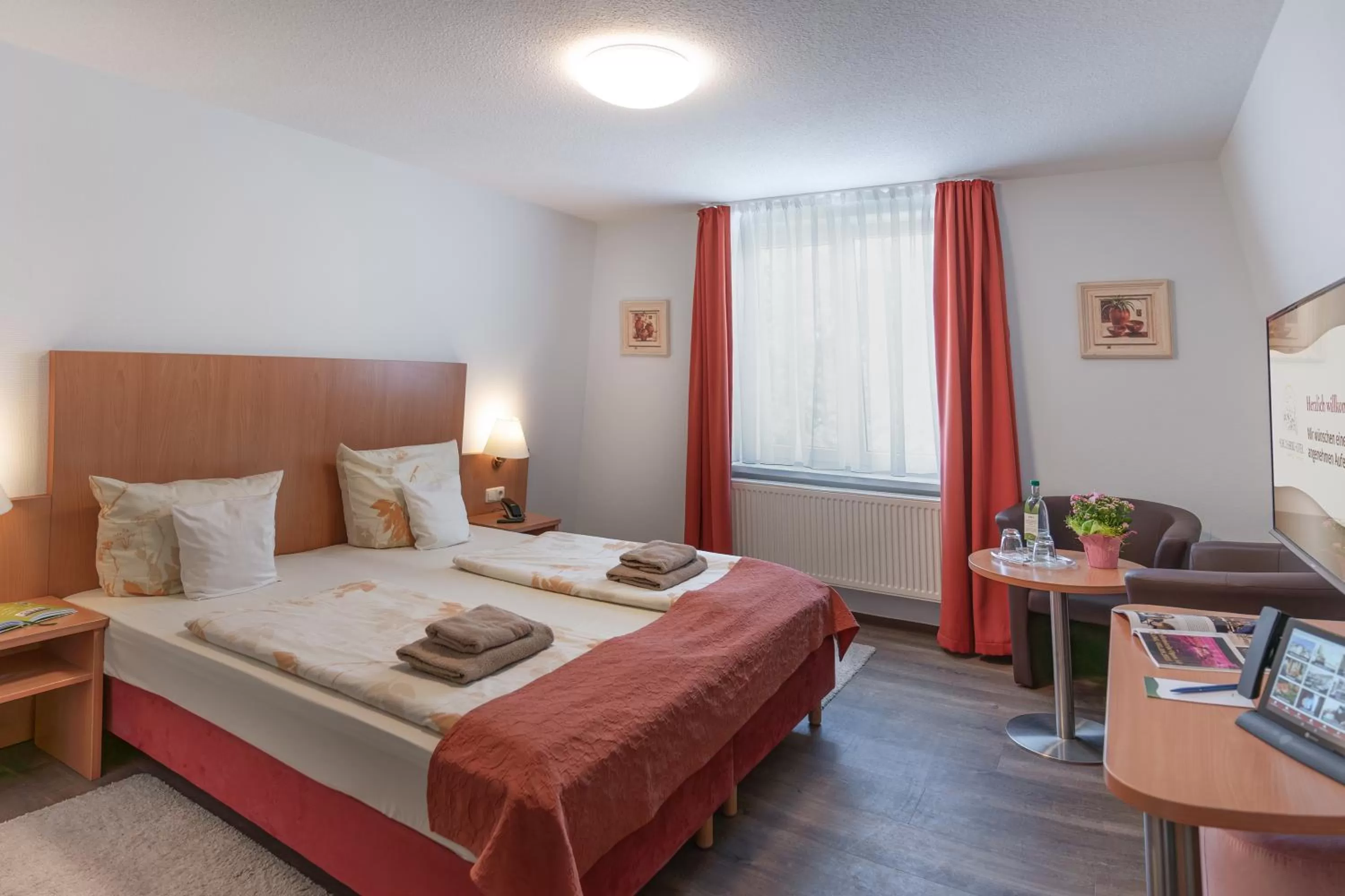 Photo of the whole room, Bed in Schlossberghotel Oberhof