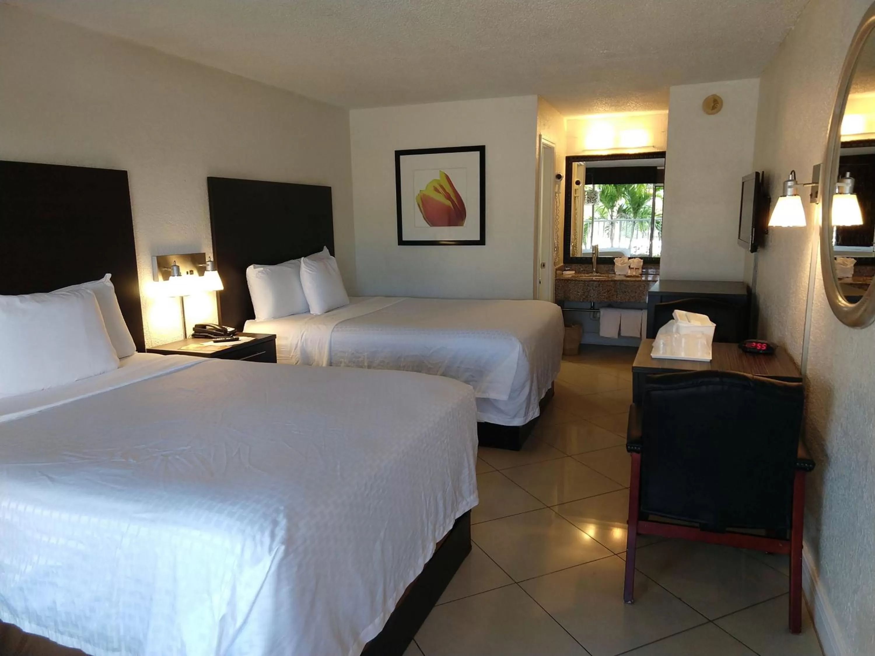 Photo of the whole room, Bed in Red Carpet Inn Airport Fort Lauderdale