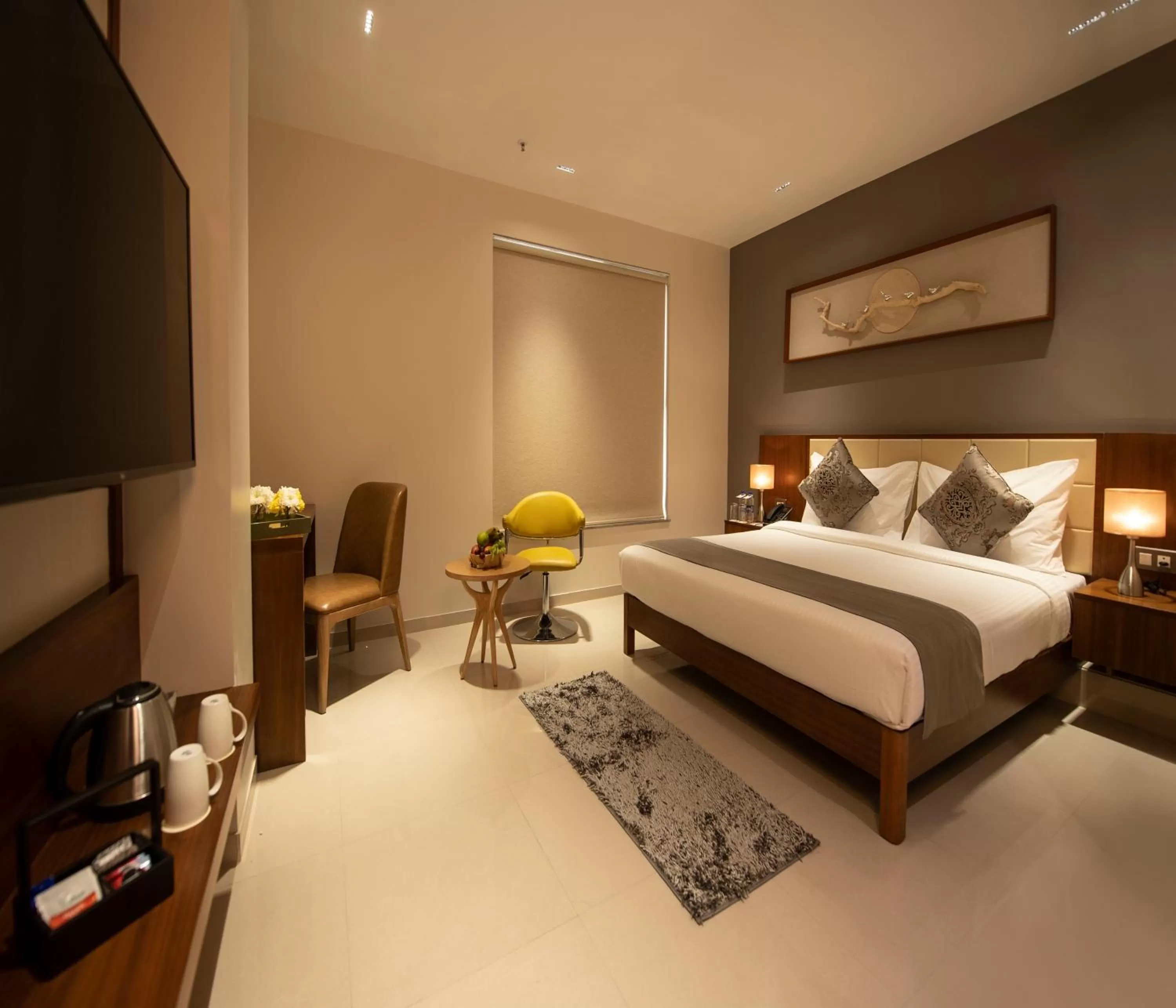 Bed in Morvee Hotels Durgapur