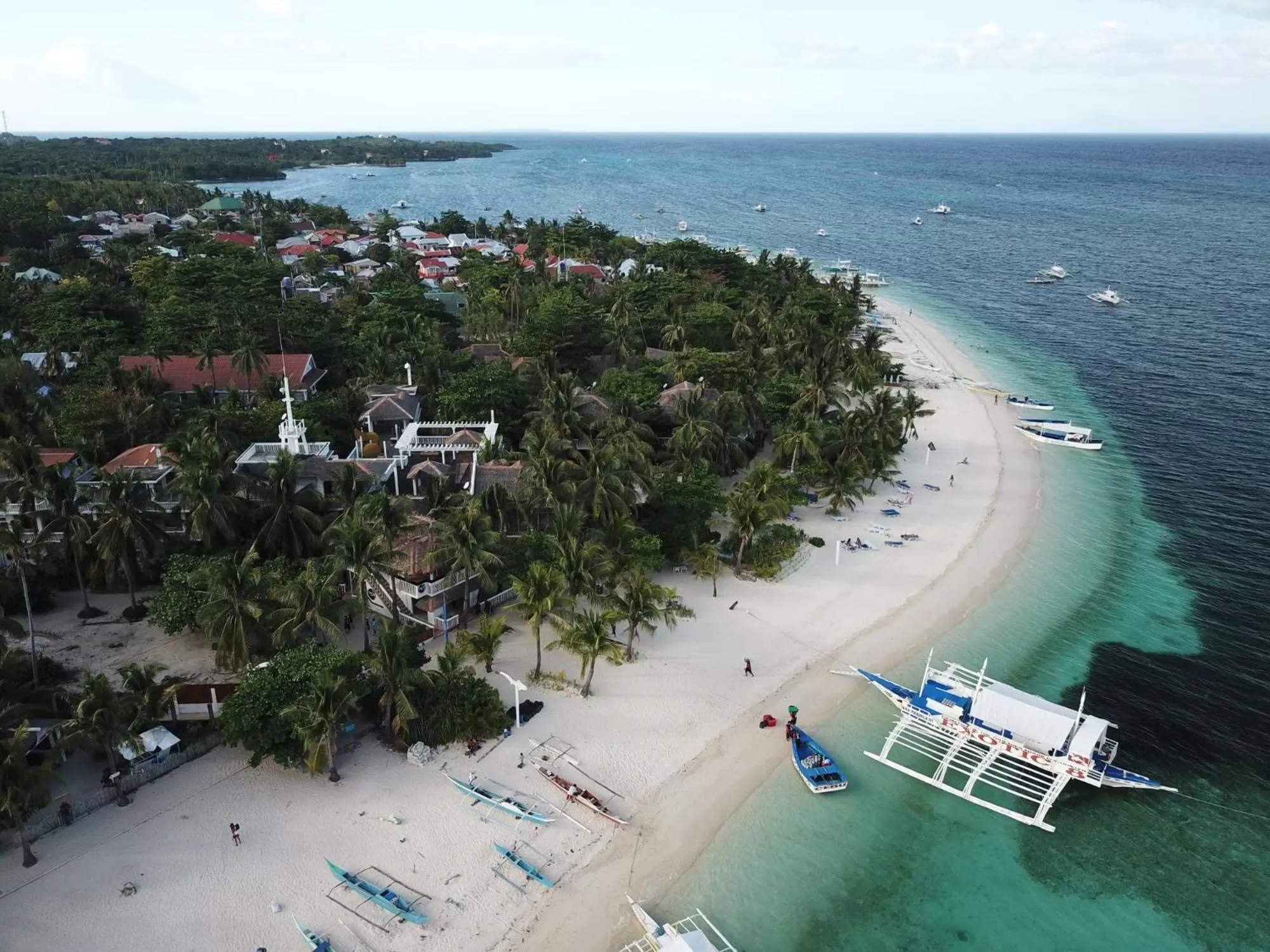 Bird's eye view in Malapascua Exotic Island Dive Resort