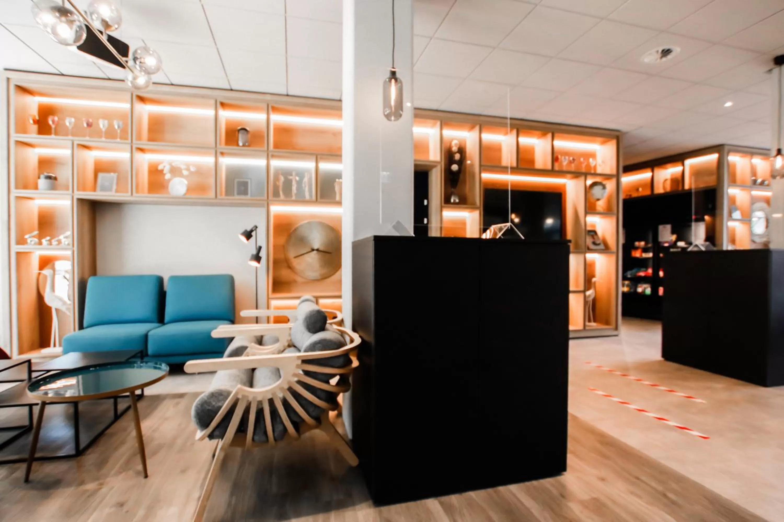 Lobby or reception in ibis budget Lugano Paradiso