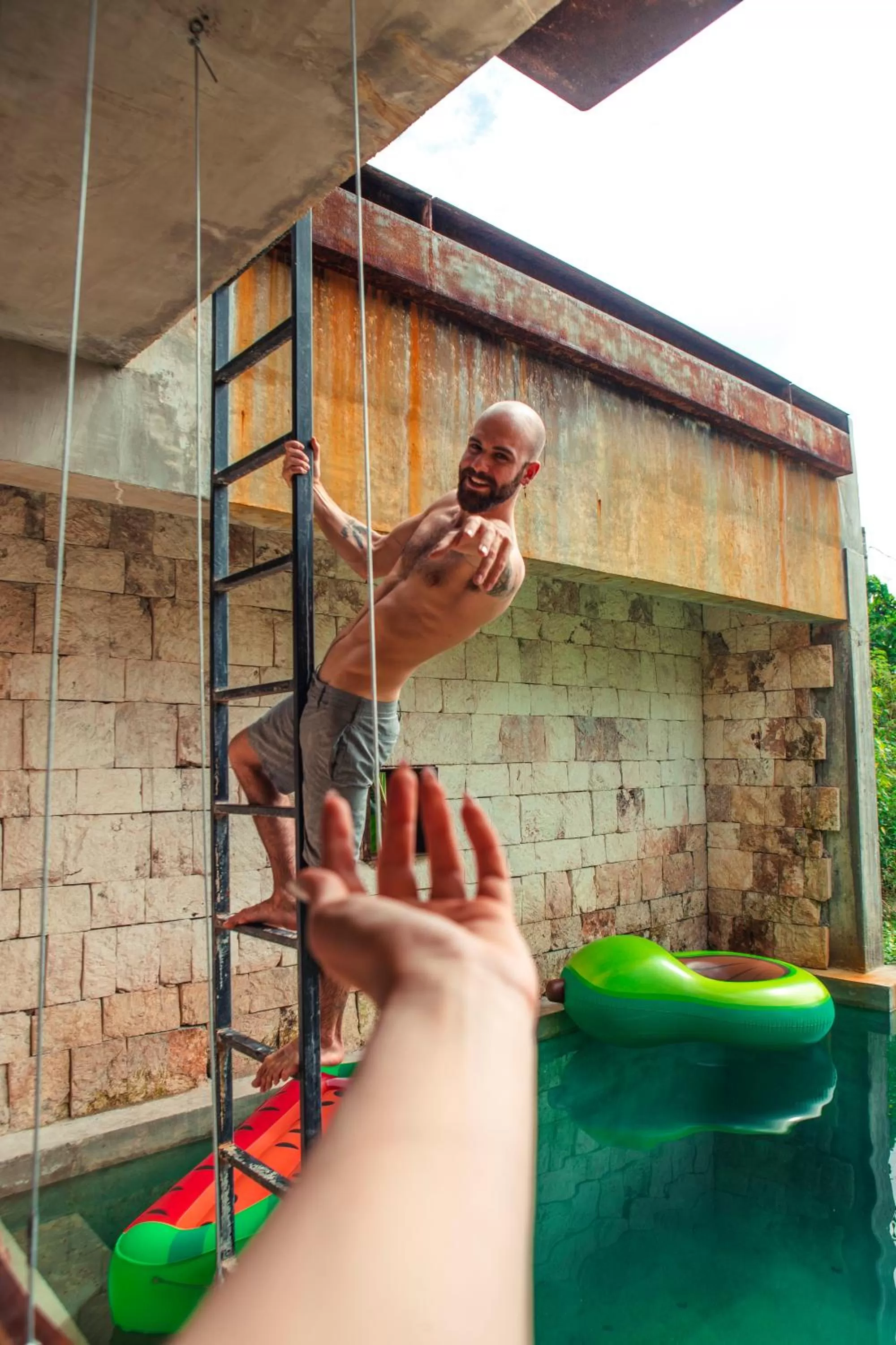 Pool view in Hotel Makaabá Eco-Boutique