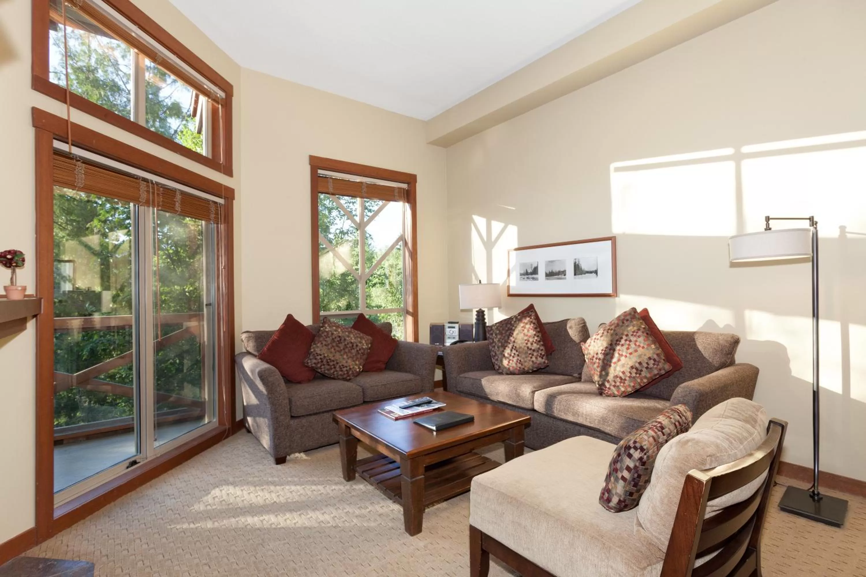 Living room in Horstman House by Whistler Premier