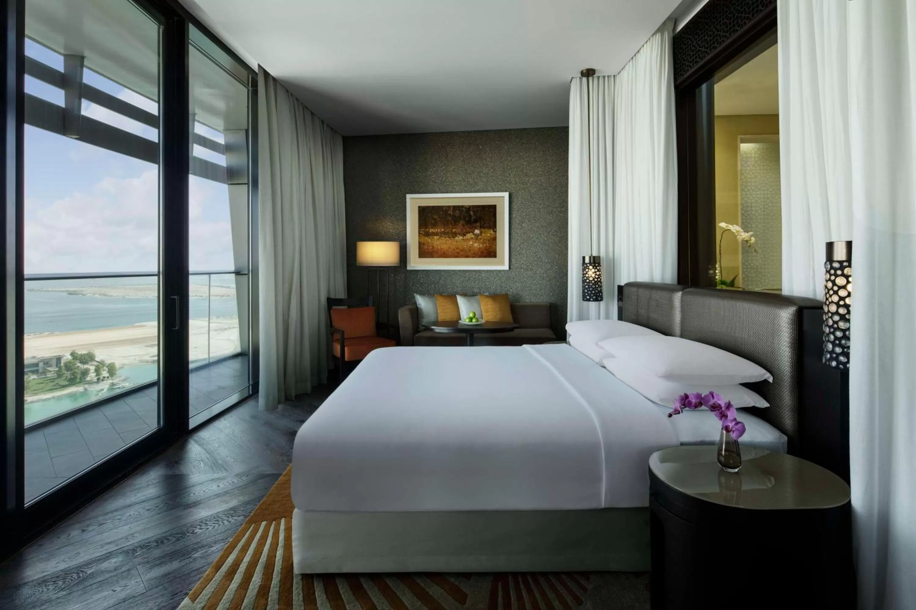 Bedroom, Bed in Grand Hyatt Abu Dhabi Hotel & Residences Emirates Pearl