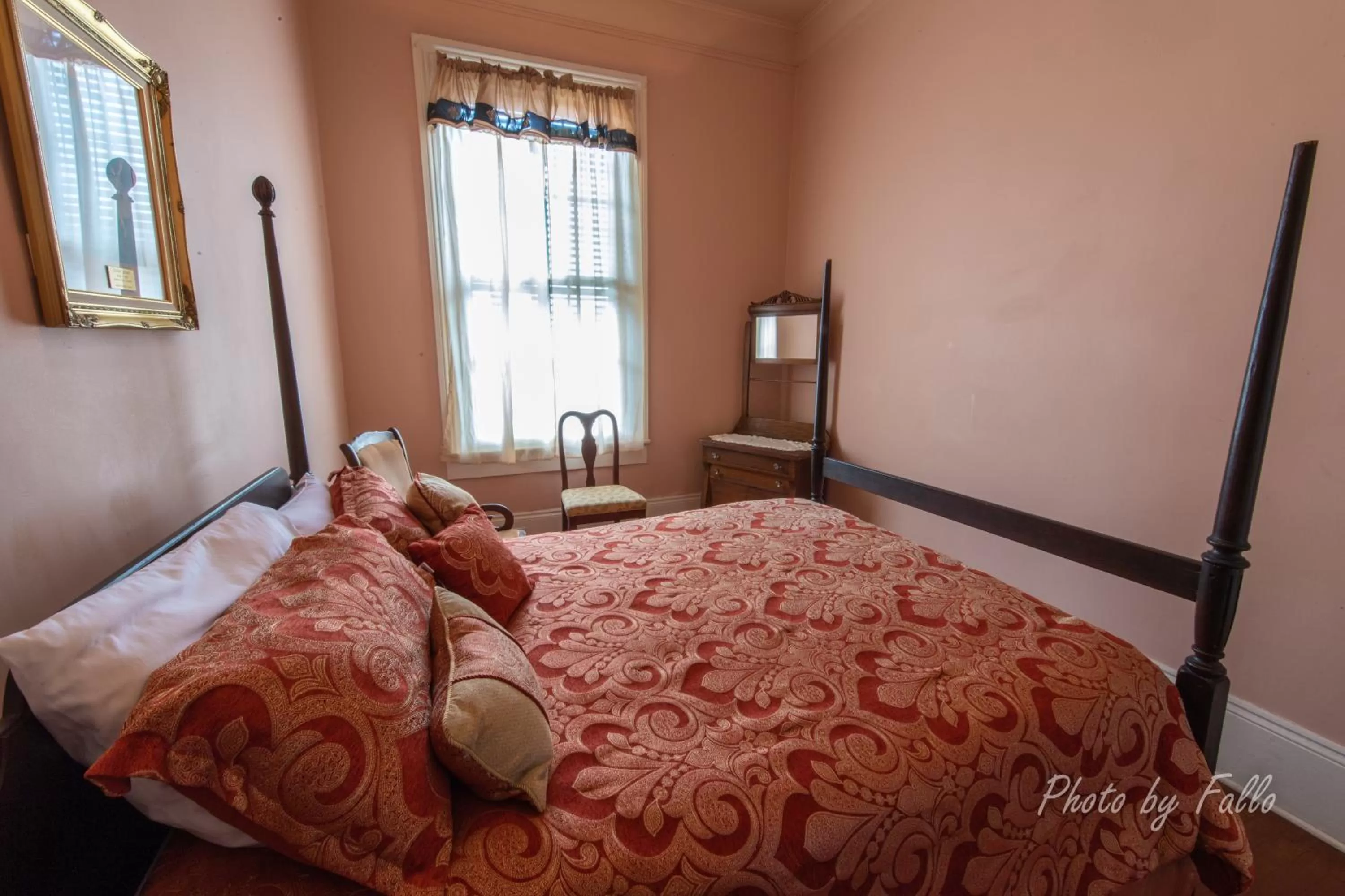 Bed in Edgar Degas House Historic Home and Museum