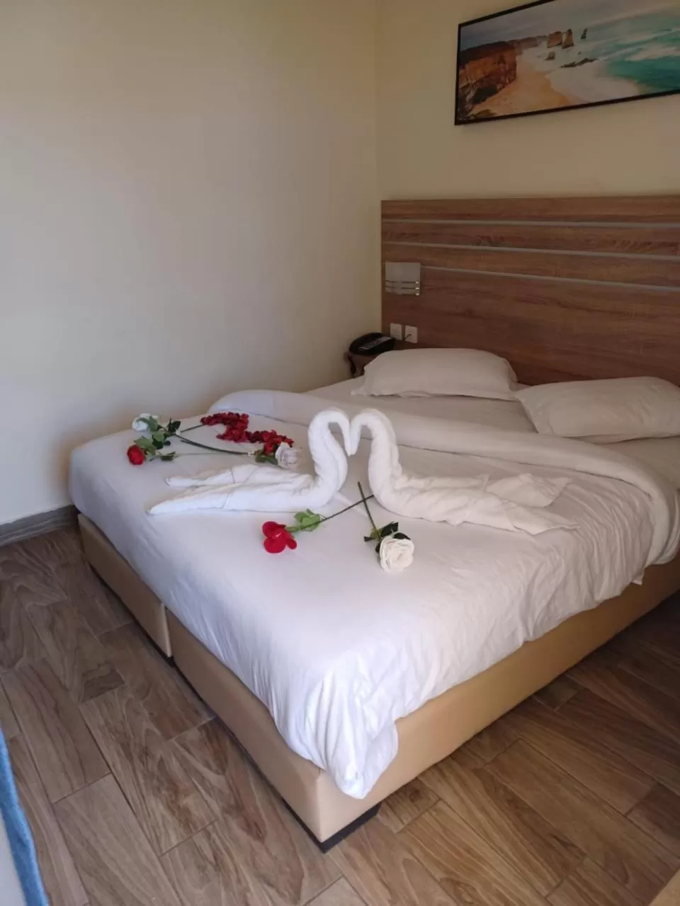 Bed in La Riva Hotel