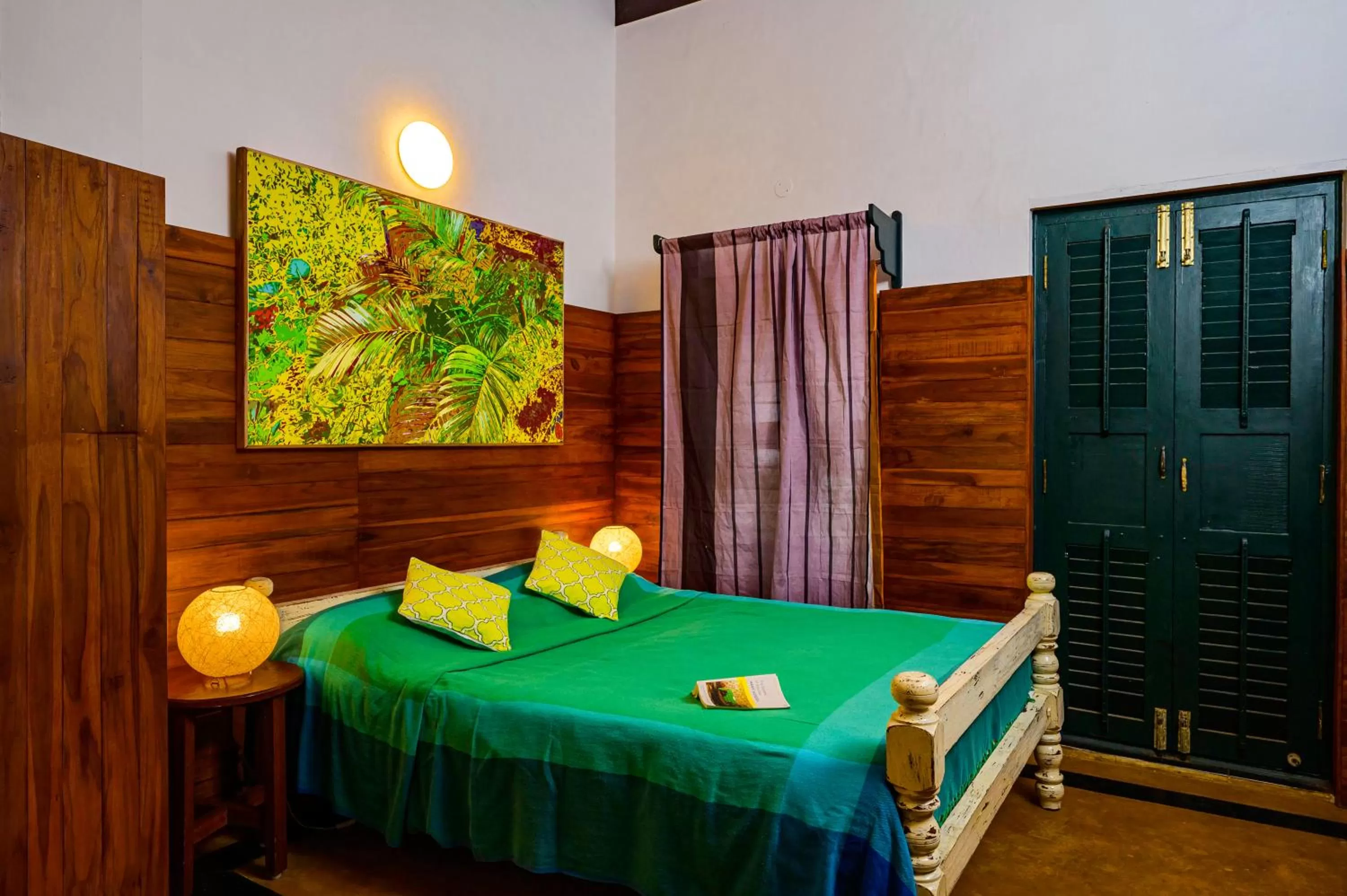 Bed in Neemrana's Coconut Alley