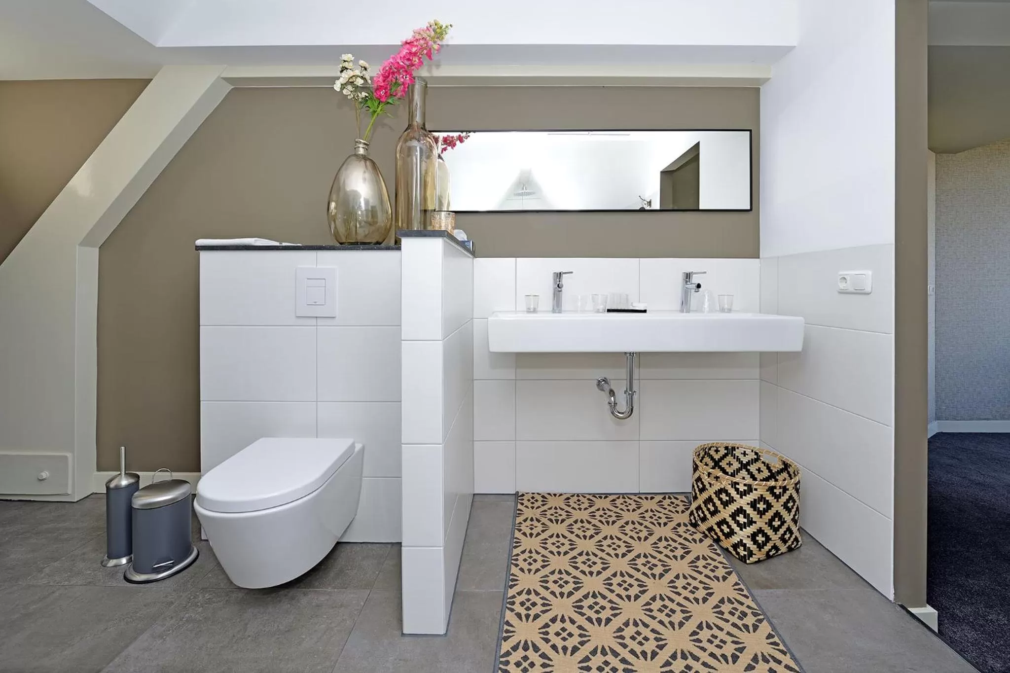 Shower in Herberg d'n brouwer