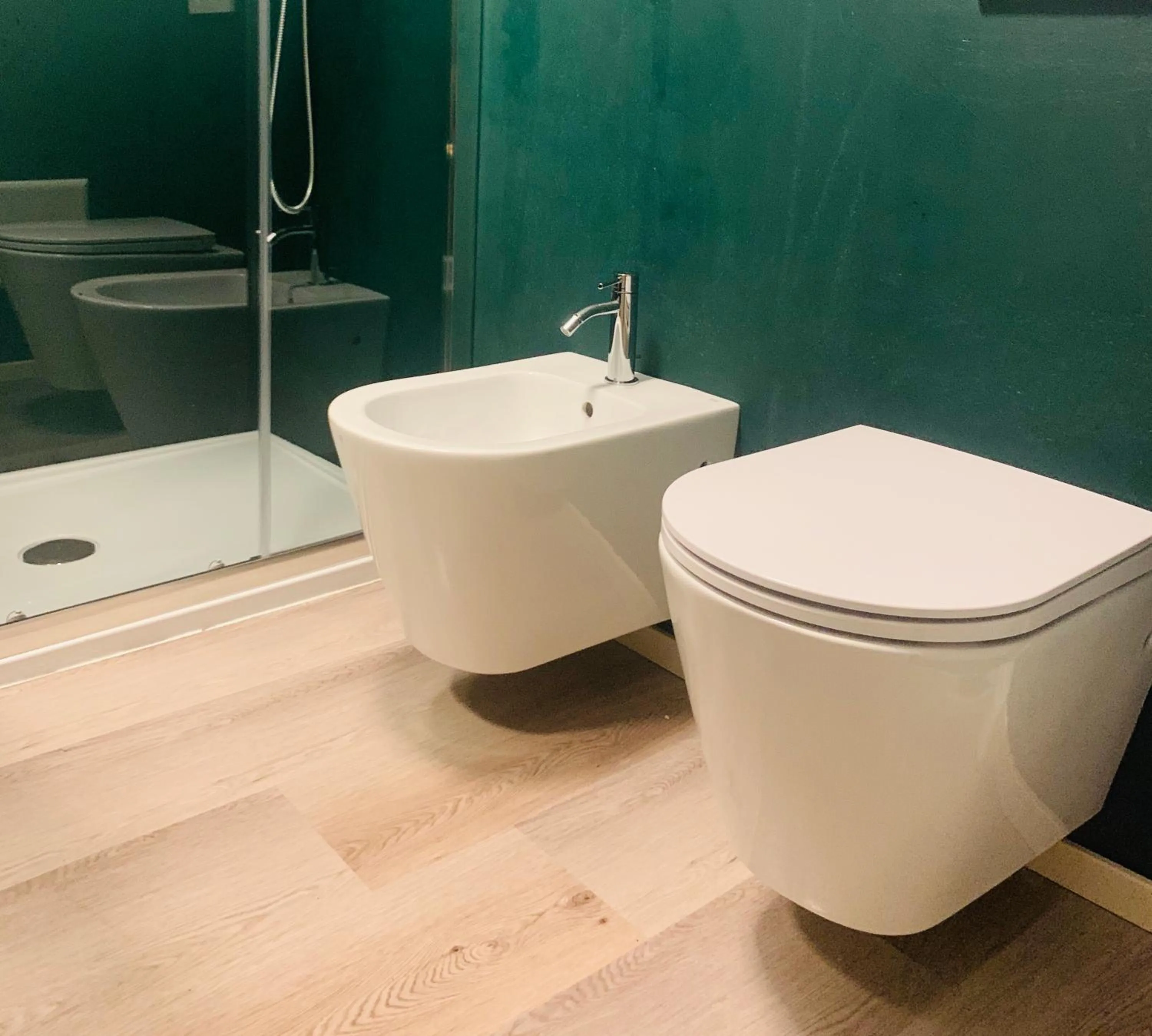 Shower in Hotel Conca D'Oro ***S