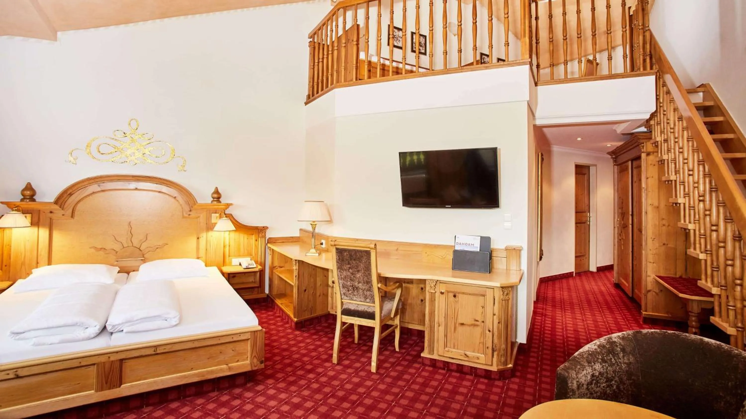 Photo of the whole room, Bed in Luxury All Inclusive Resort Schwarzbrunn 4 Sterne Superior