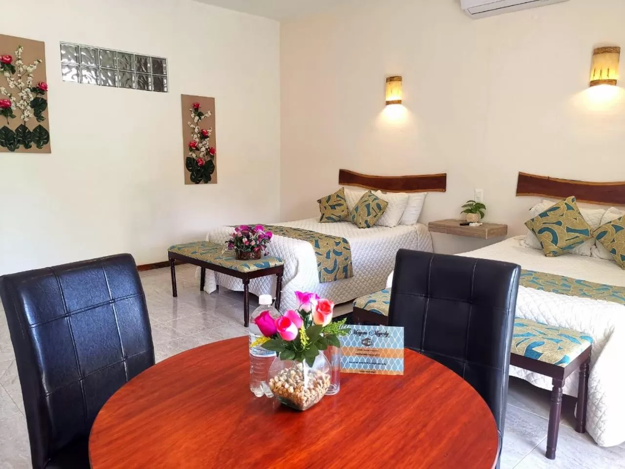 Decorative detail, Bed in Mayan Majesty Boutique Hotel