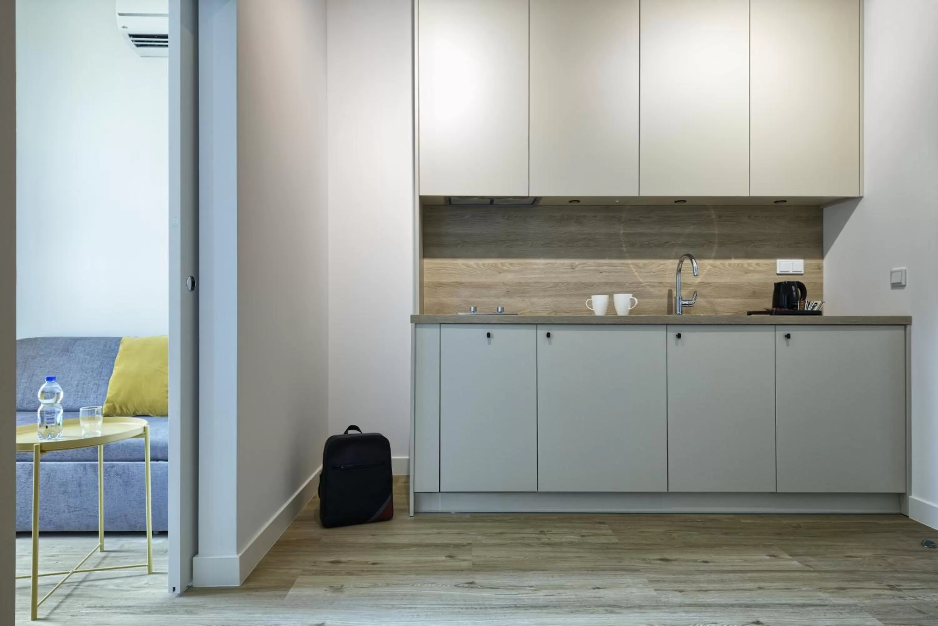 Kitchen or kitchenette in Arche Hotel Poloneza