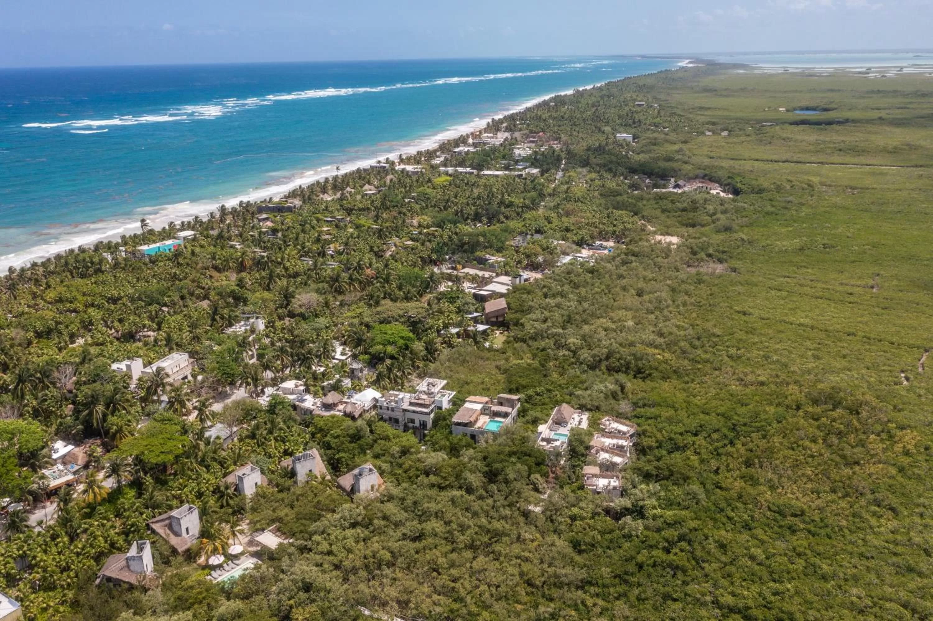 Bird's eye view in Casa Coyote Tulum