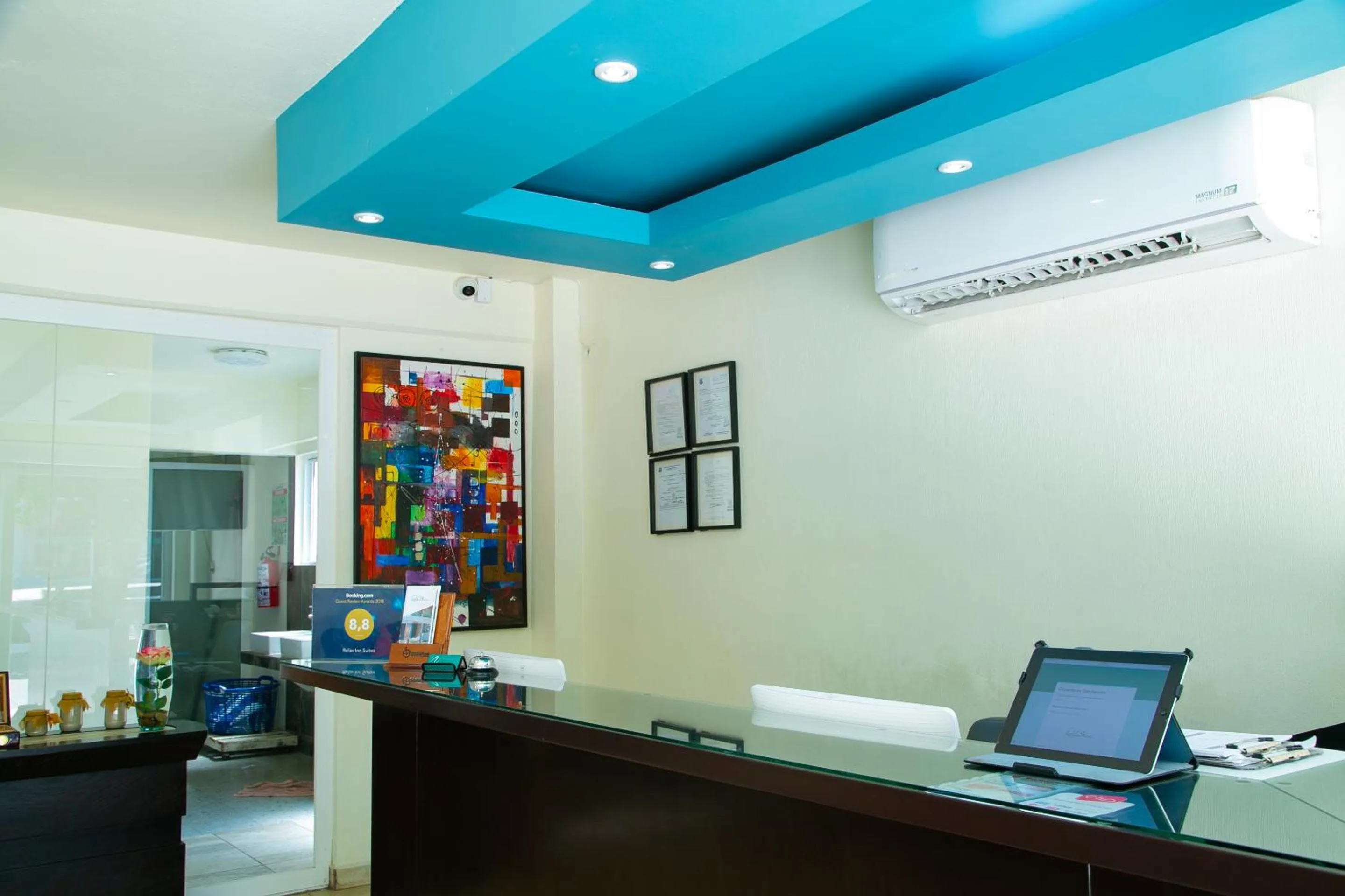 Lobby or reception in Relax Inn Suites