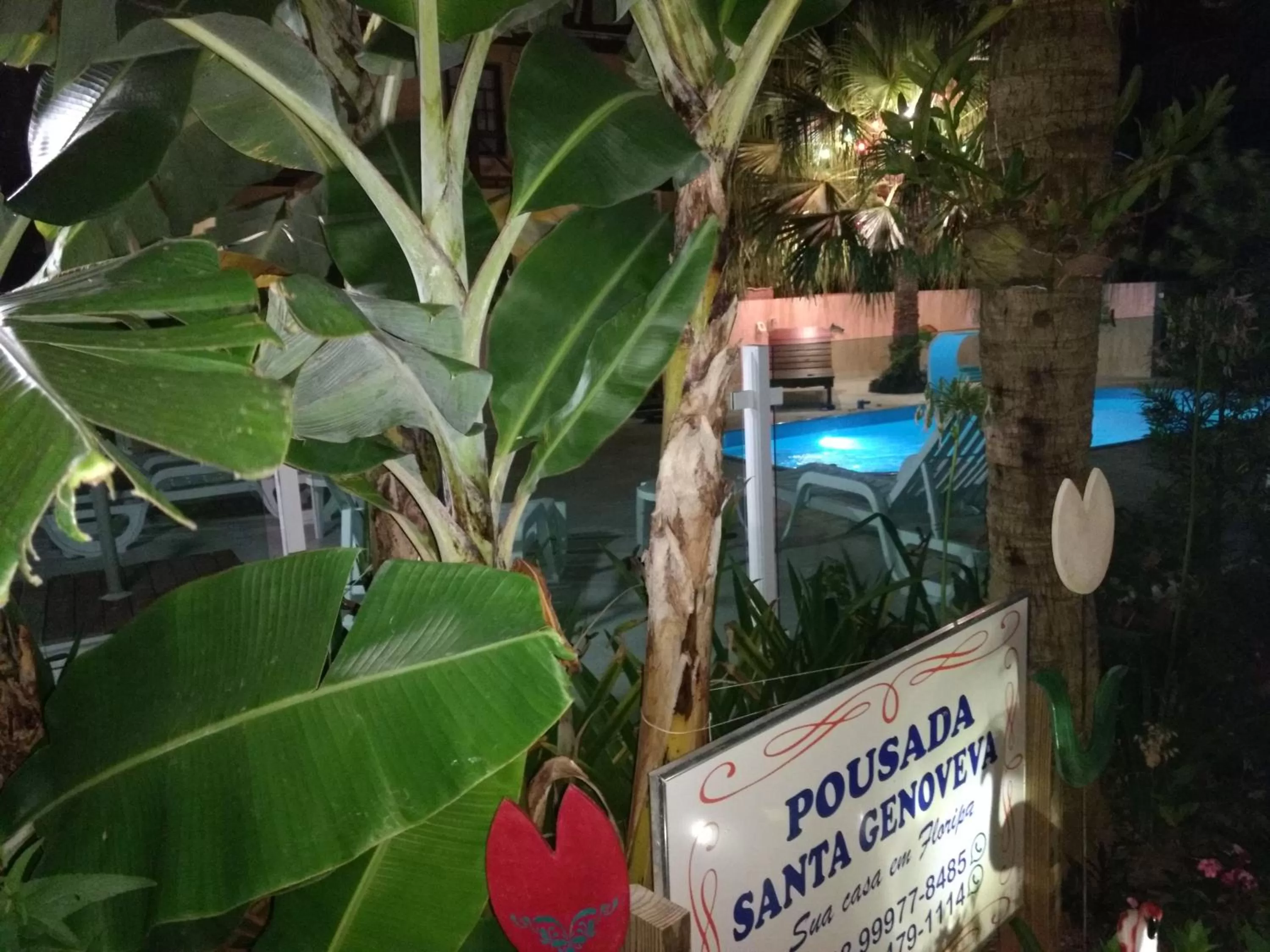Pool View in Pousada Santa Genoveva campeche