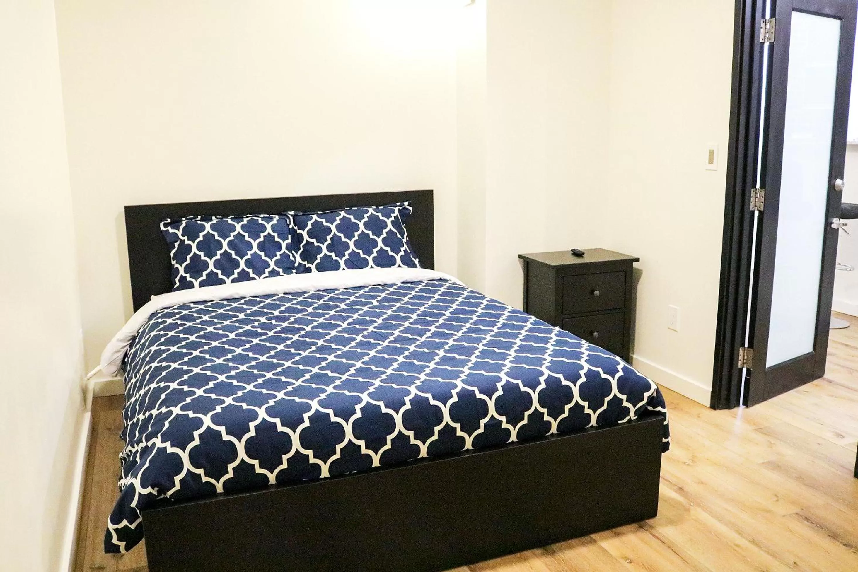 Bed in The Haas Suites