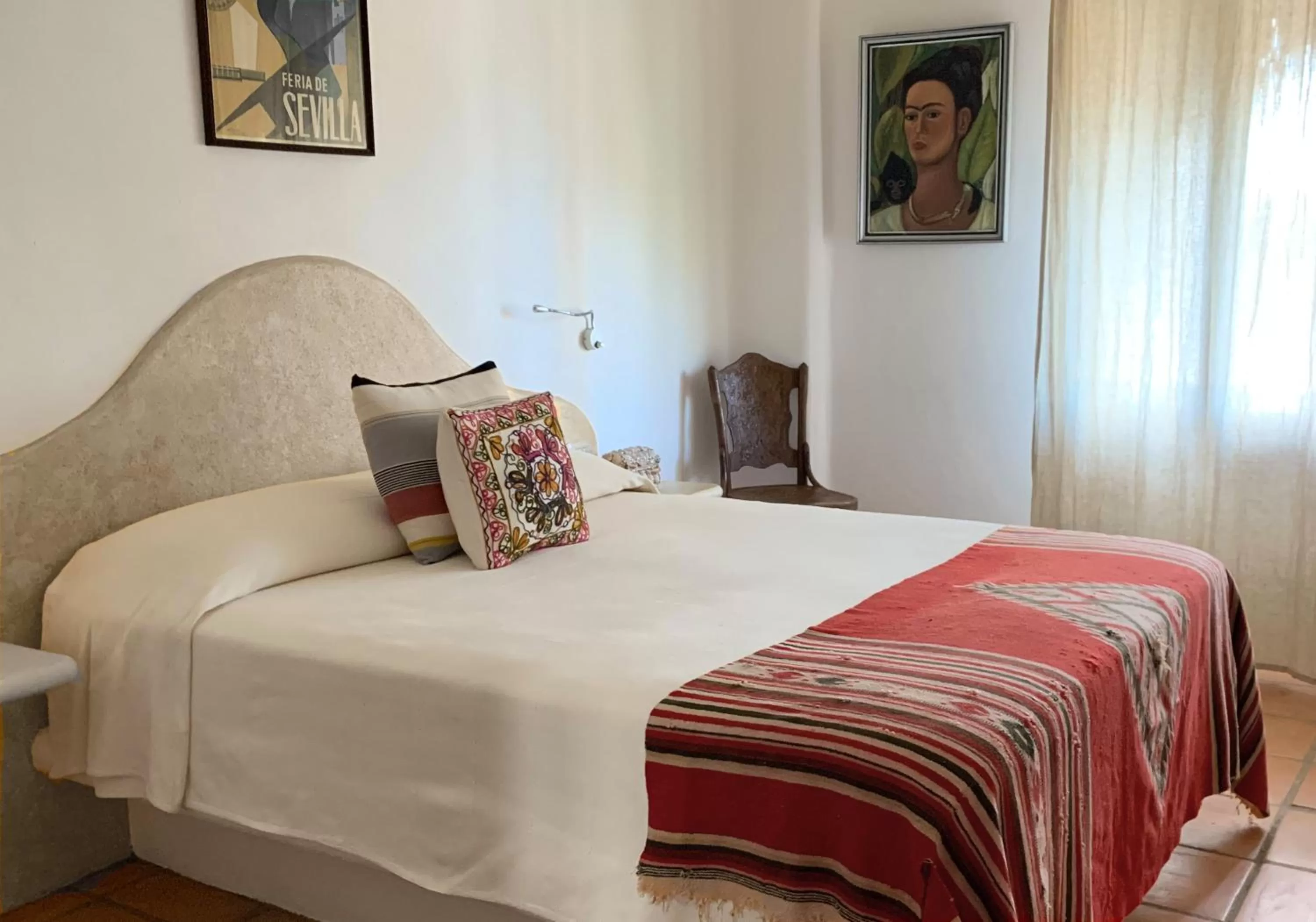 Bed in Hotel Cielo Rojo