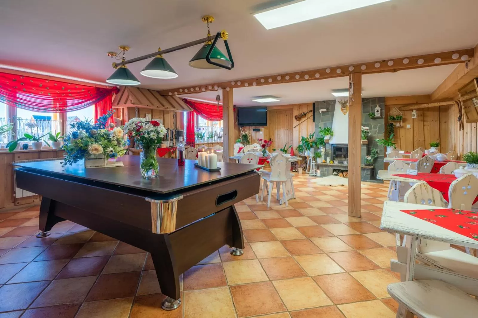 Billiard in Pokoje Gościnne U Małgorzaty Jacuzzi & Sauna