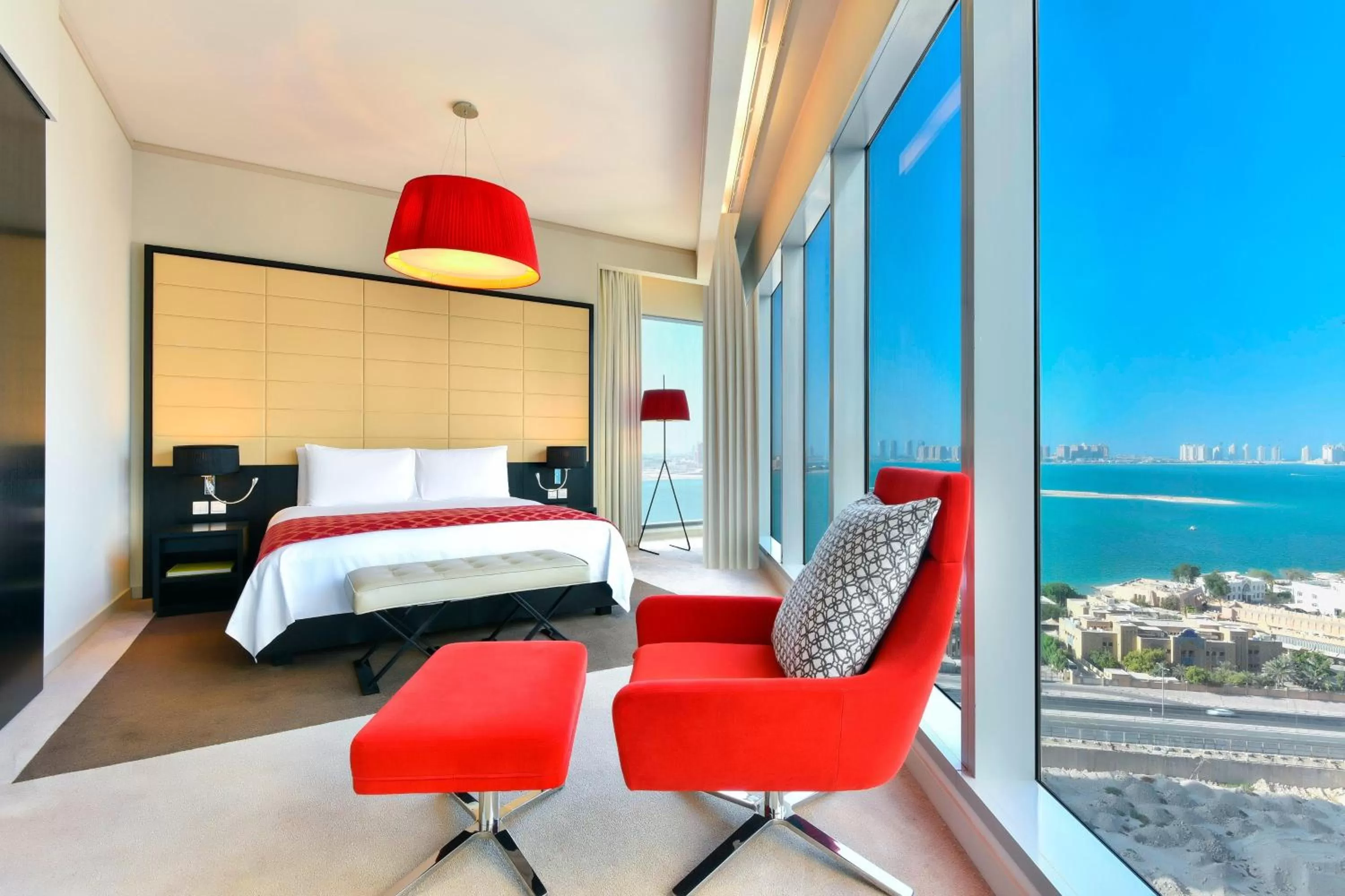 Bedroom, Bed in W Doha