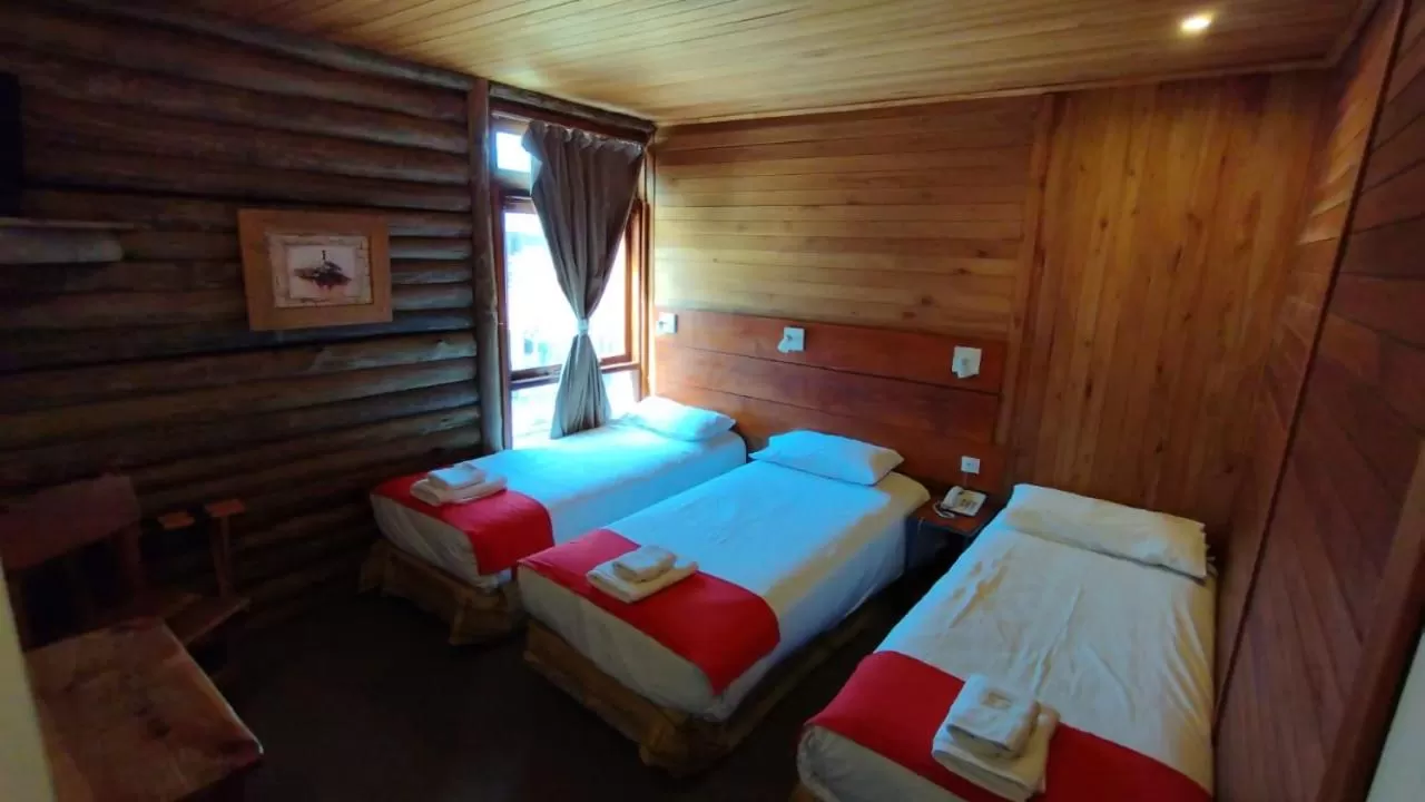 Bed in Hosteria Posta de los Colonos