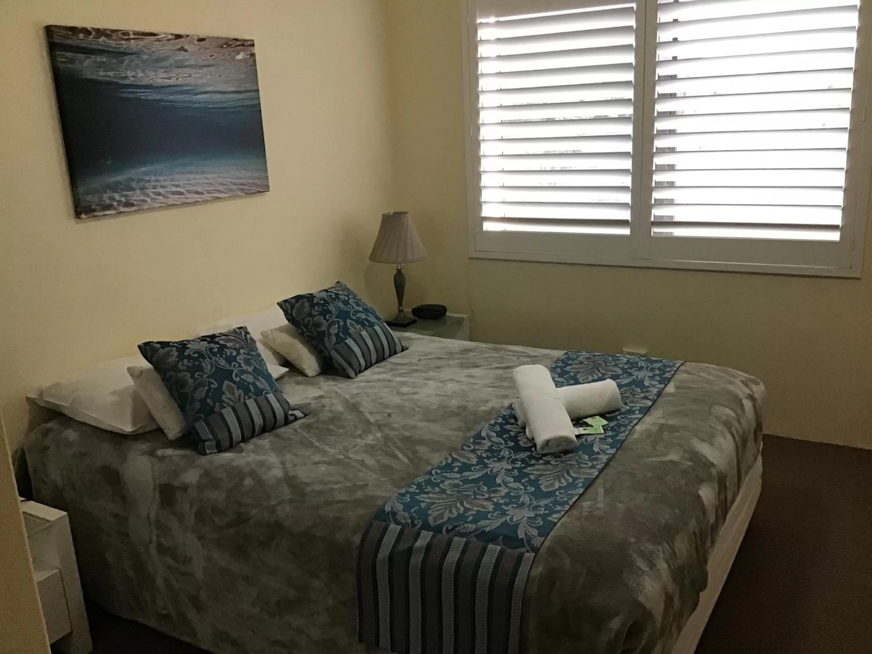 Bedroom in Sandcastles Holiday Apartments