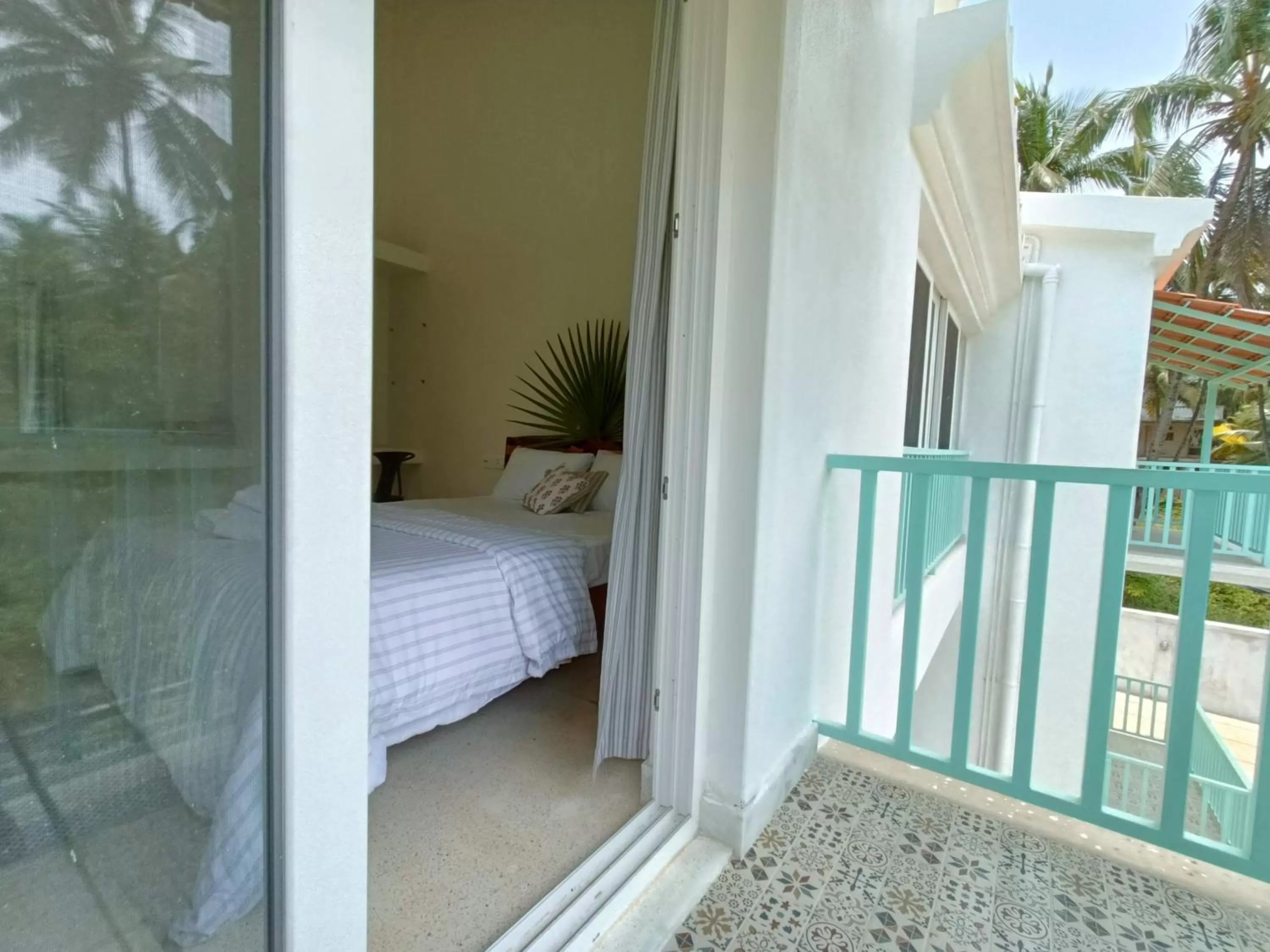 Balcony/Terrace, Bed in Beseco Bed and Breakfast