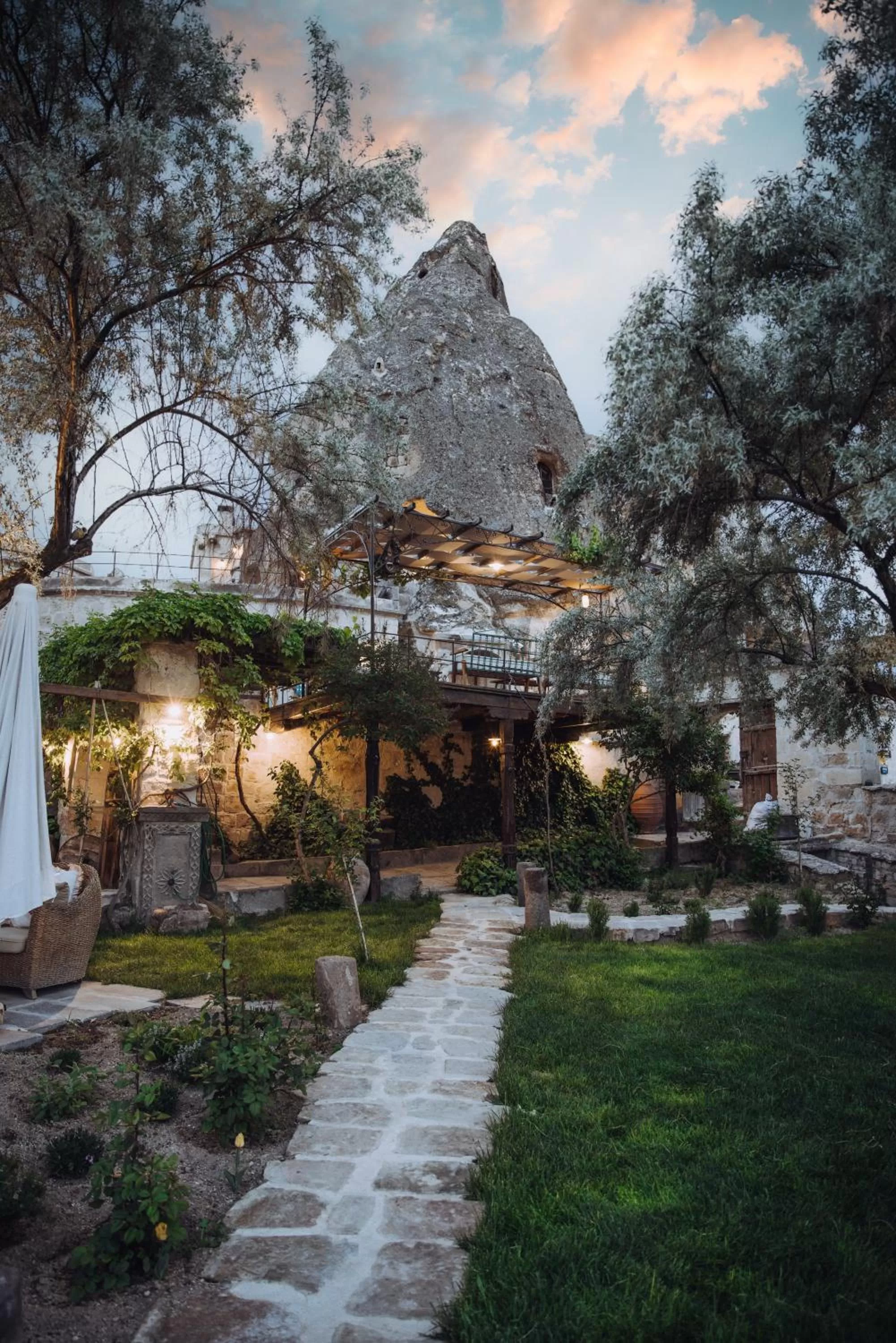 Property building in Kelebek Cave Hotel