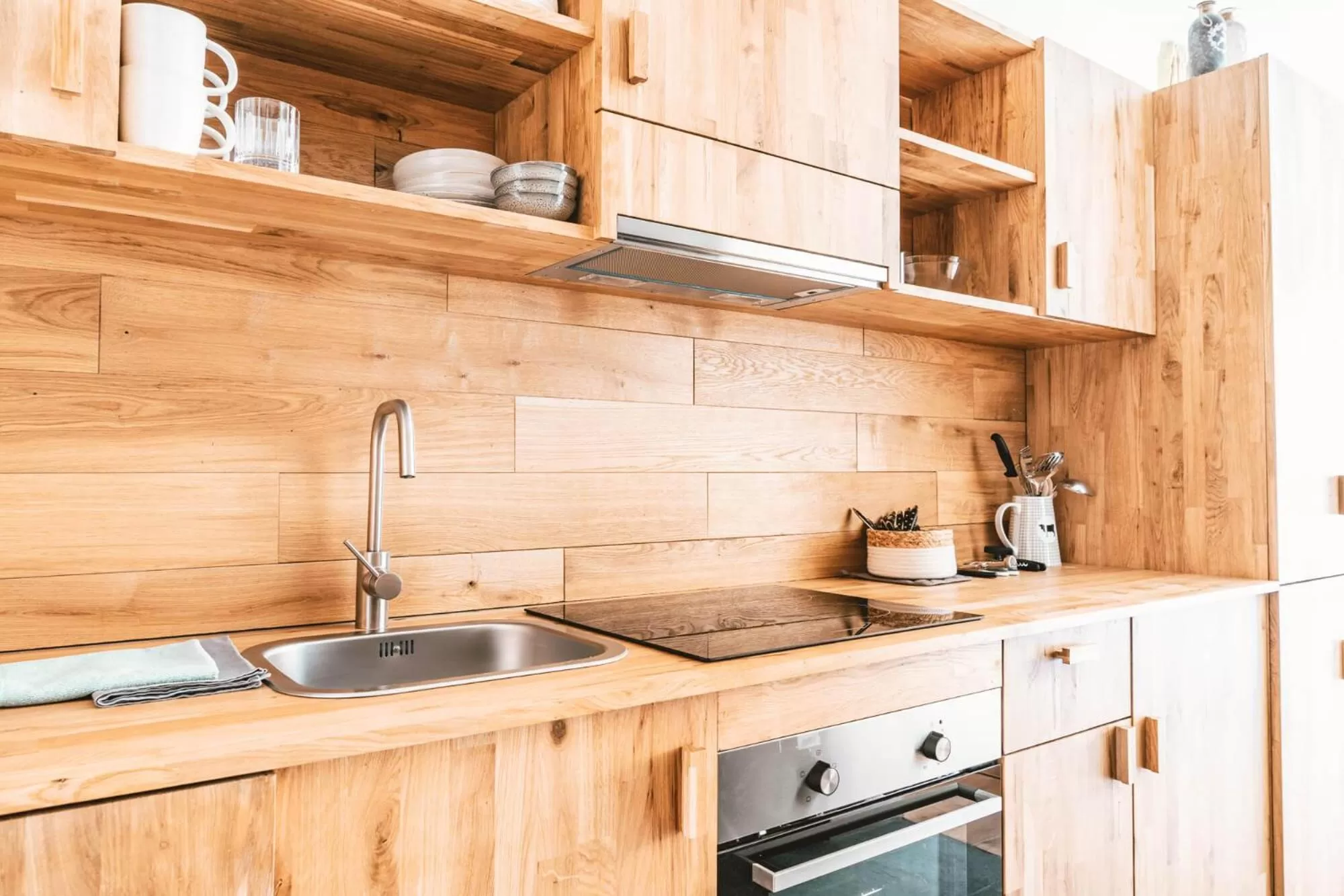 Kitchen or kitchenette in Gut Hügle Erlebnishof & Spa