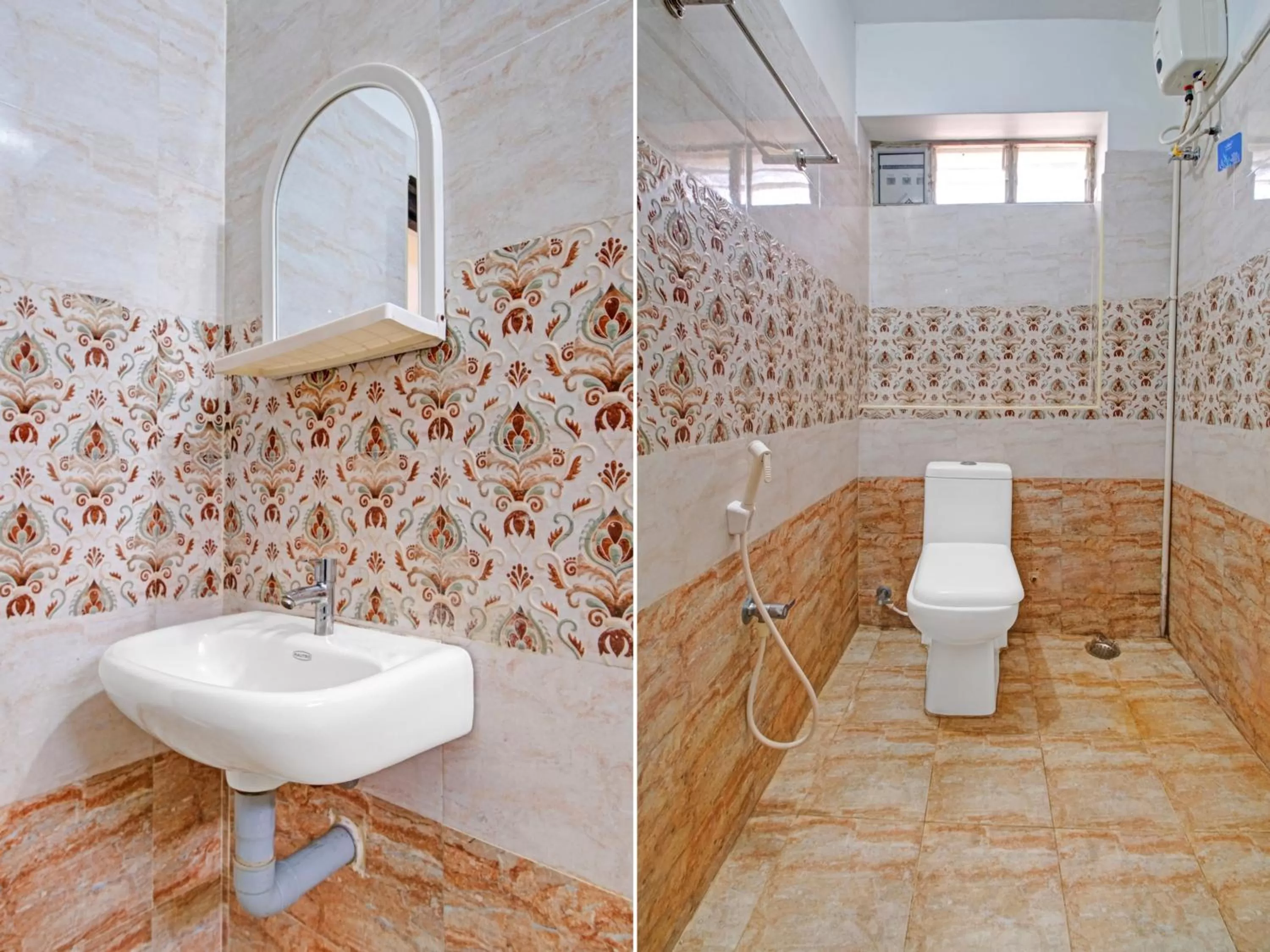 Bathroom in OYO Flagship Kk Royal Grand