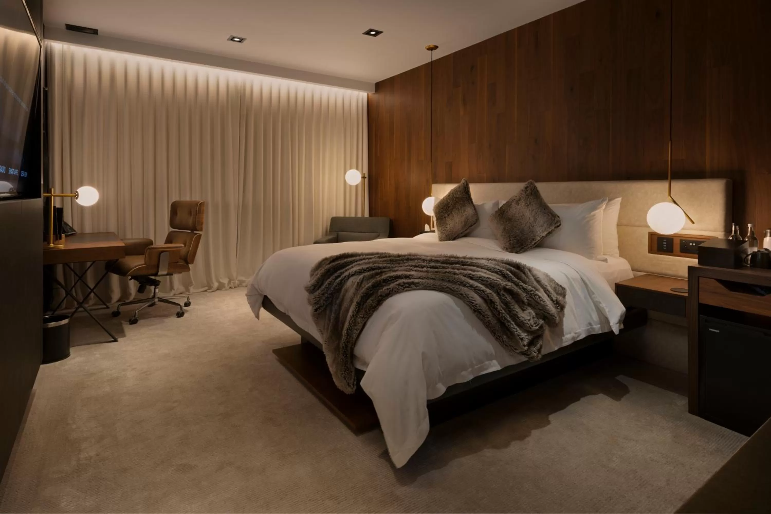 Bed in Cave Hotel & Golf Resort