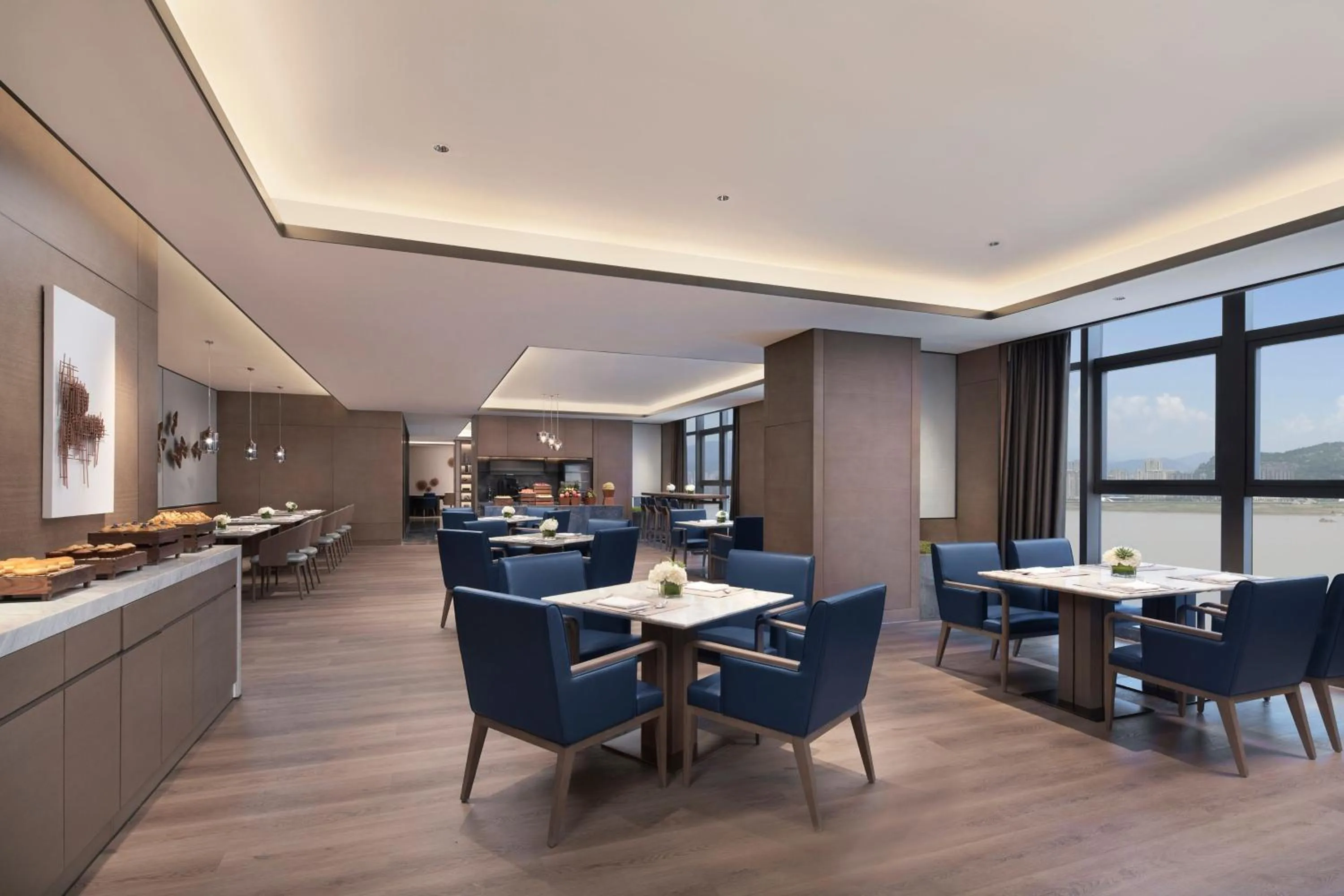Lounge or bar in Wenzhou Marriott Hotel