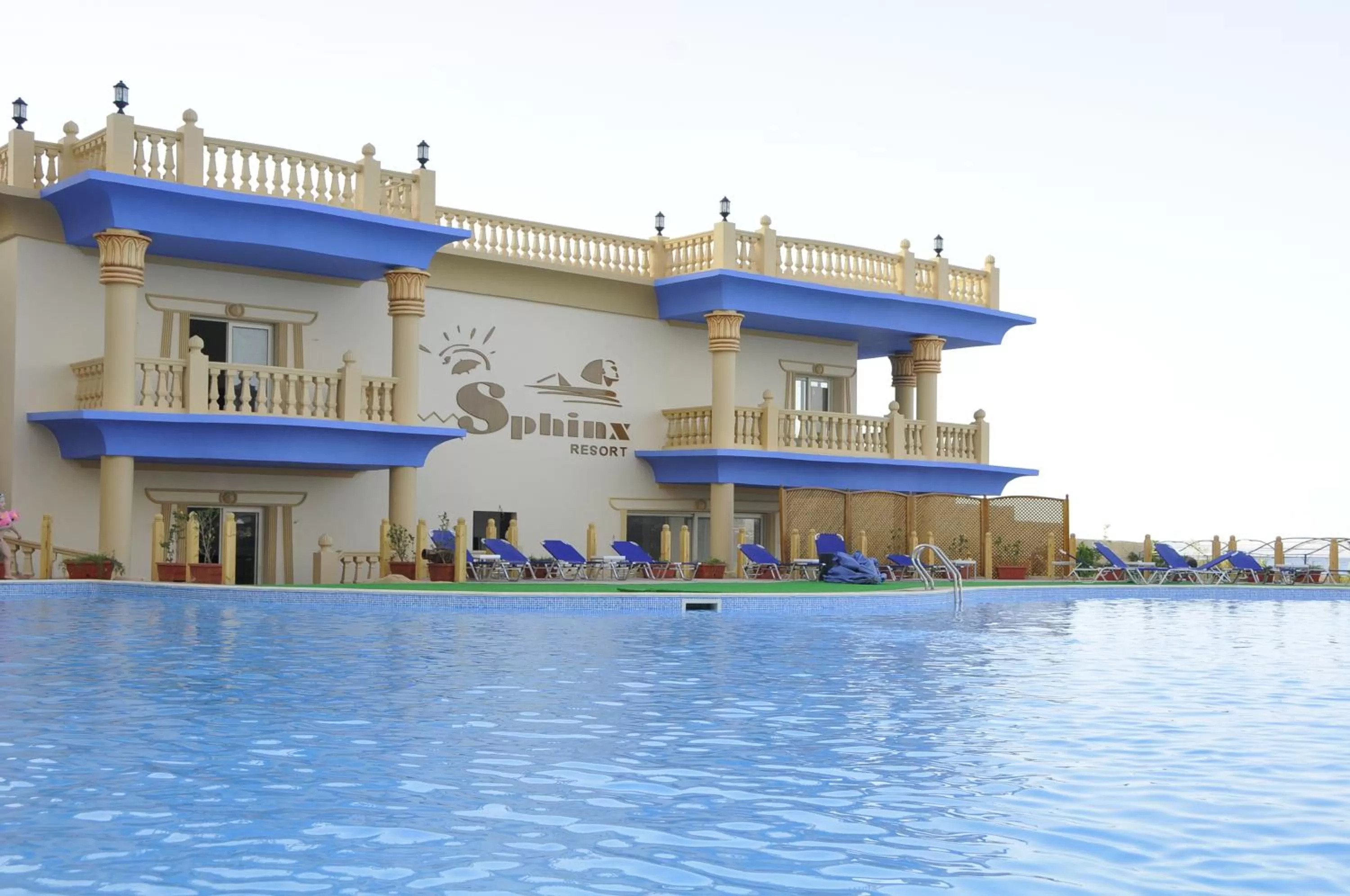 Facade/entrance in Sphinx Aqua Park Beach Resort