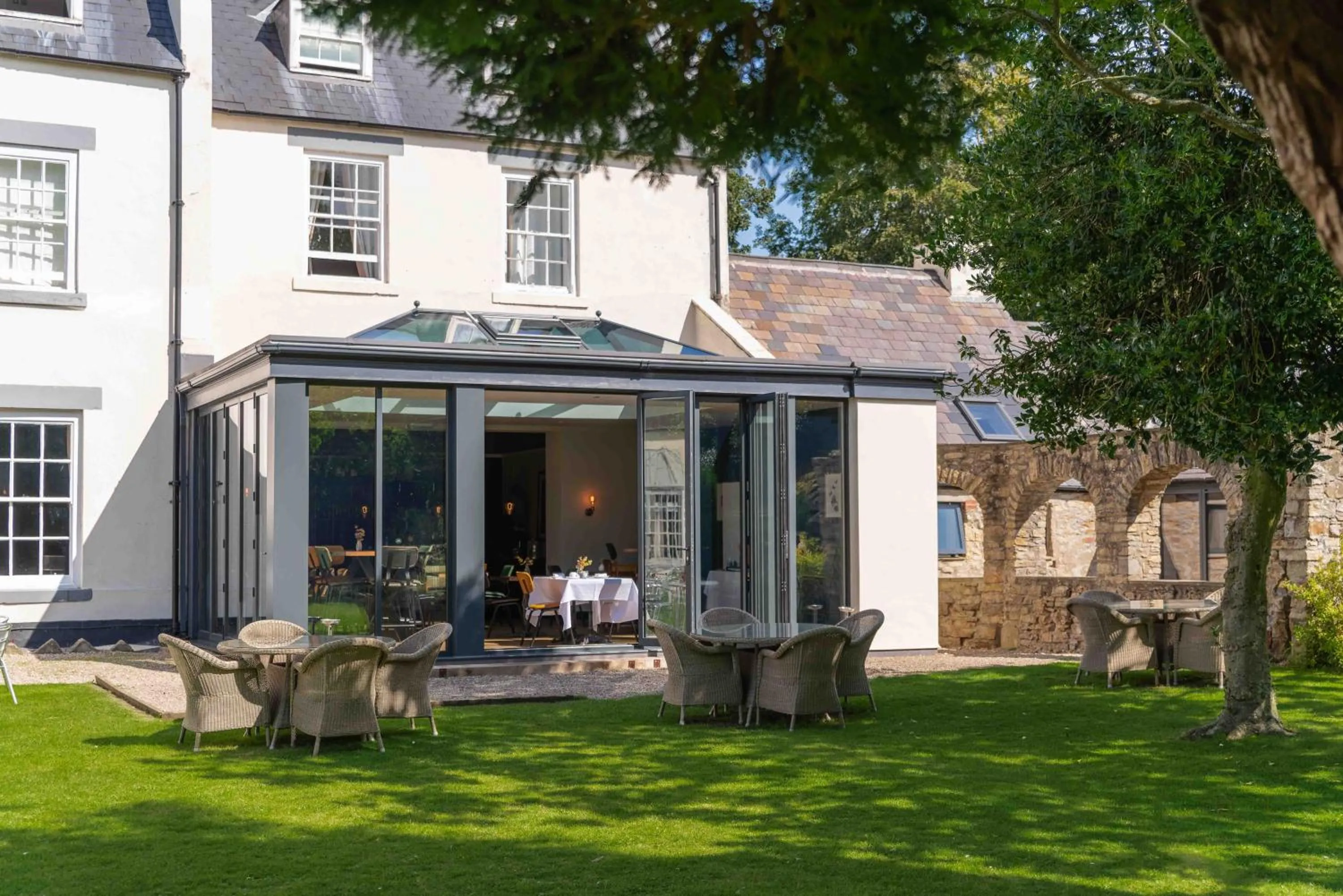 Balcony/Terrace, Property Building in Hallgarth Manor House