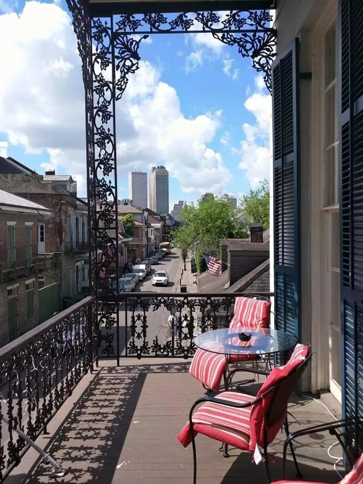 Balcony/Terrace in Lafitte Hotel & Bar