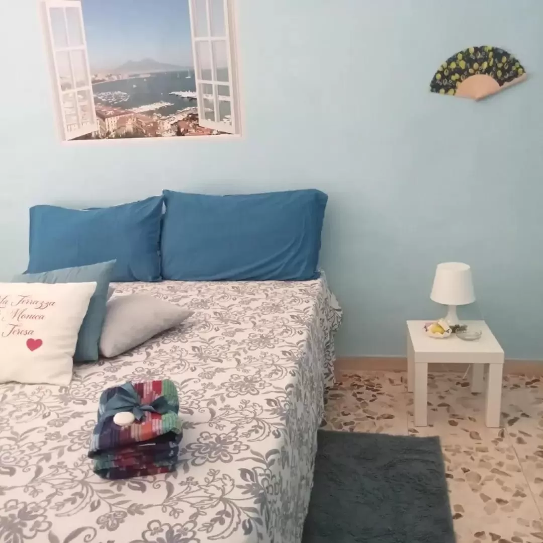 Bed in La Terrazza di Monica & Teresa