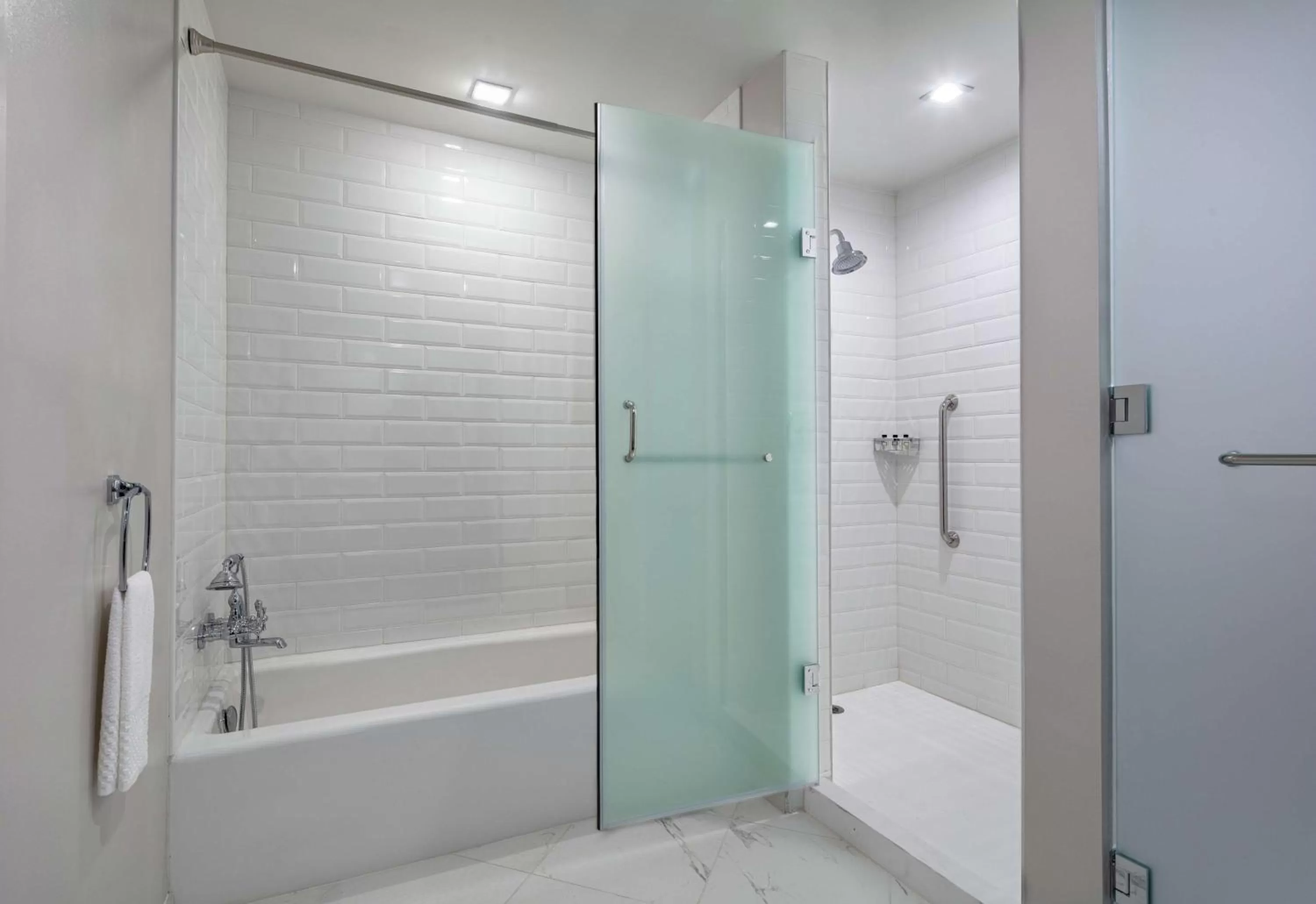 Bathroom in The Higgins Hotel New Orleans, Curio Collection by Hilton