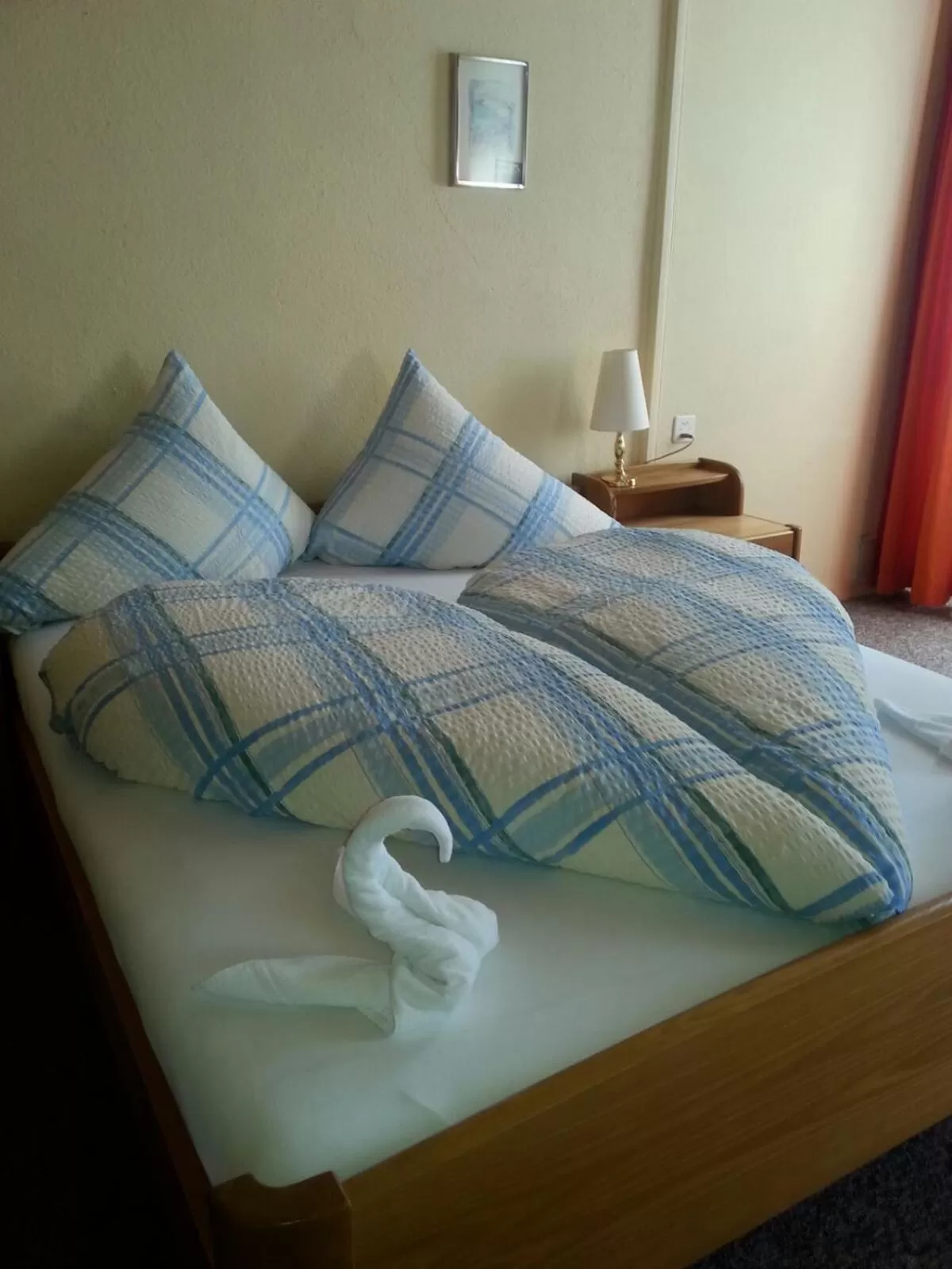 Bed in Hotel Quellenhof