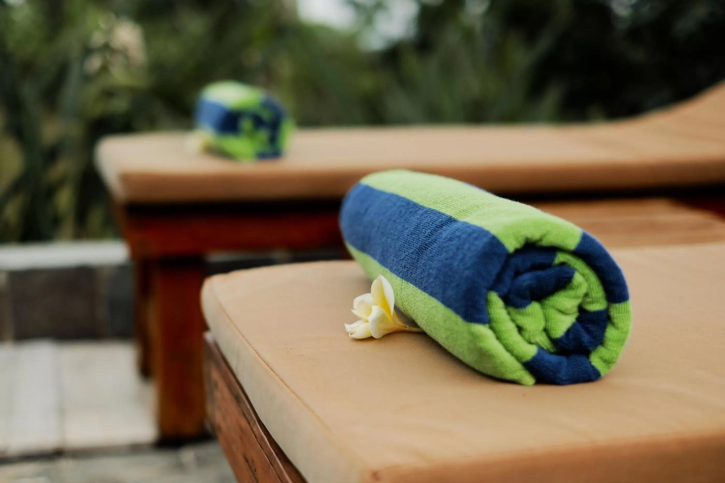 towels in Joglo Organik Guesthouse