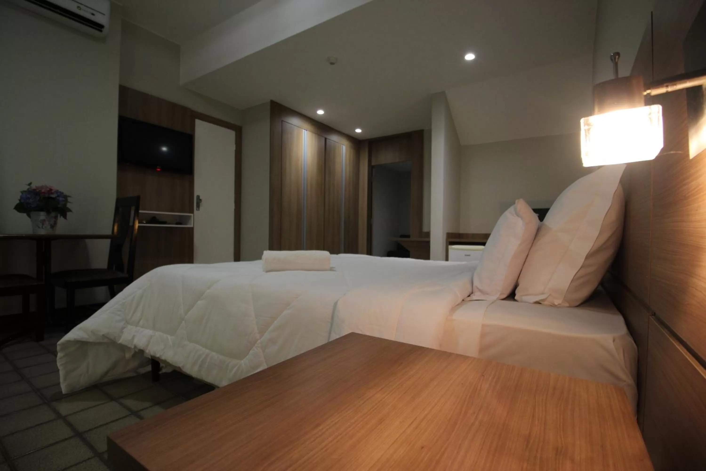 Bed in Hotel Regina Muriaé